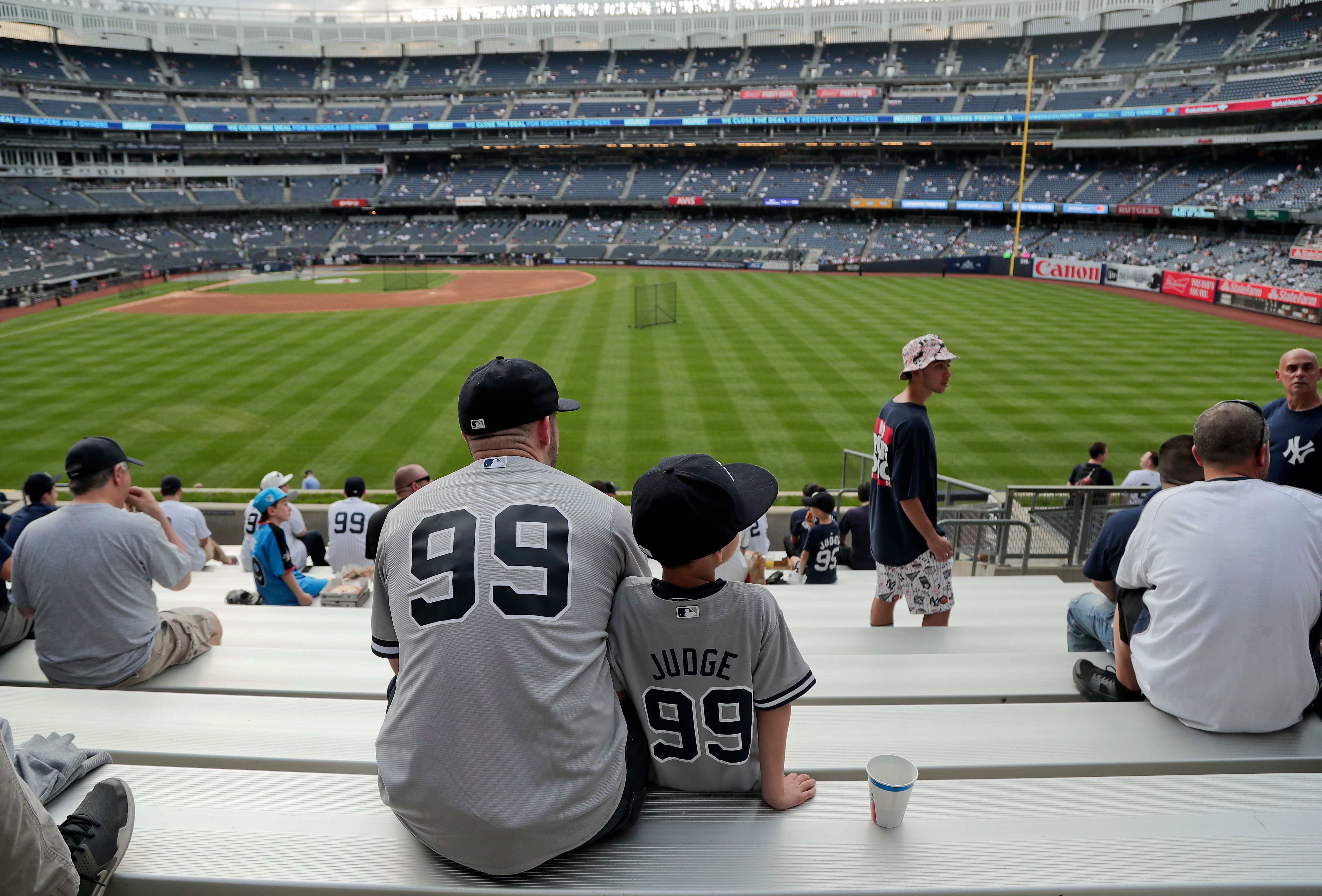 Indiands Yankees Baseball, New York, USA - 04 May 2018