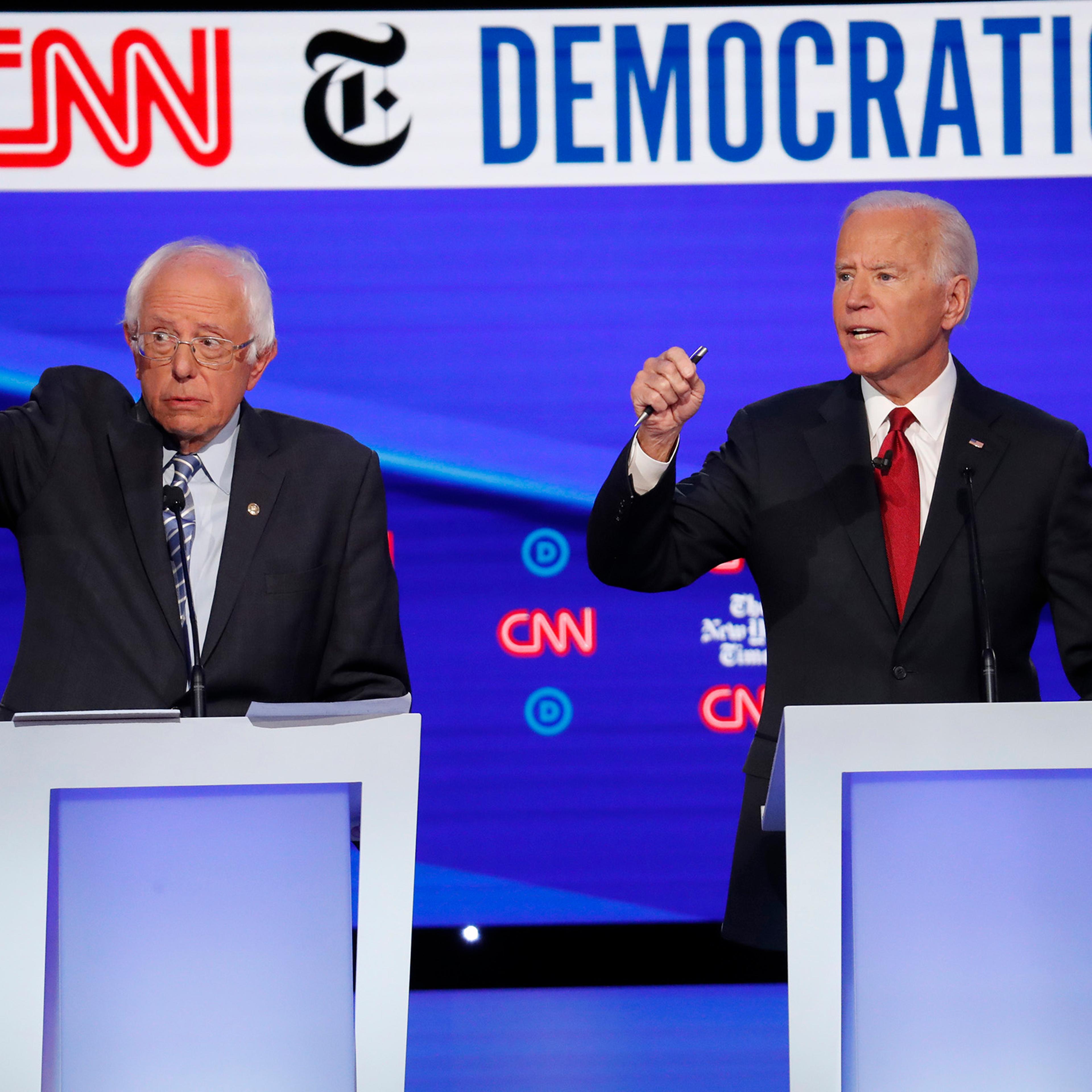 Bernie Sanders,Joe Biden