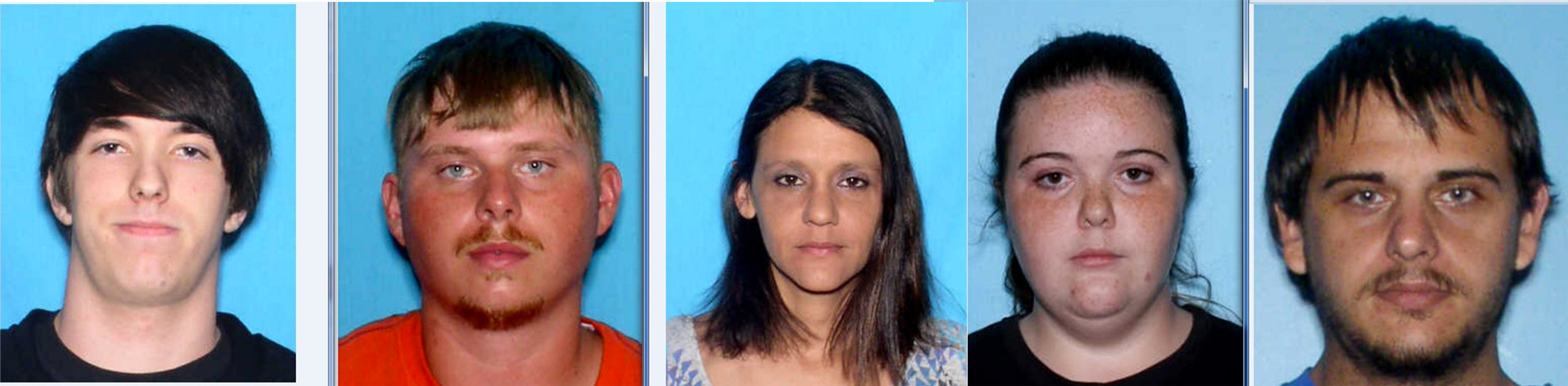 The victims of the attack that left five dead in Citronelle, Alabama, on Aug. 21, 2016.