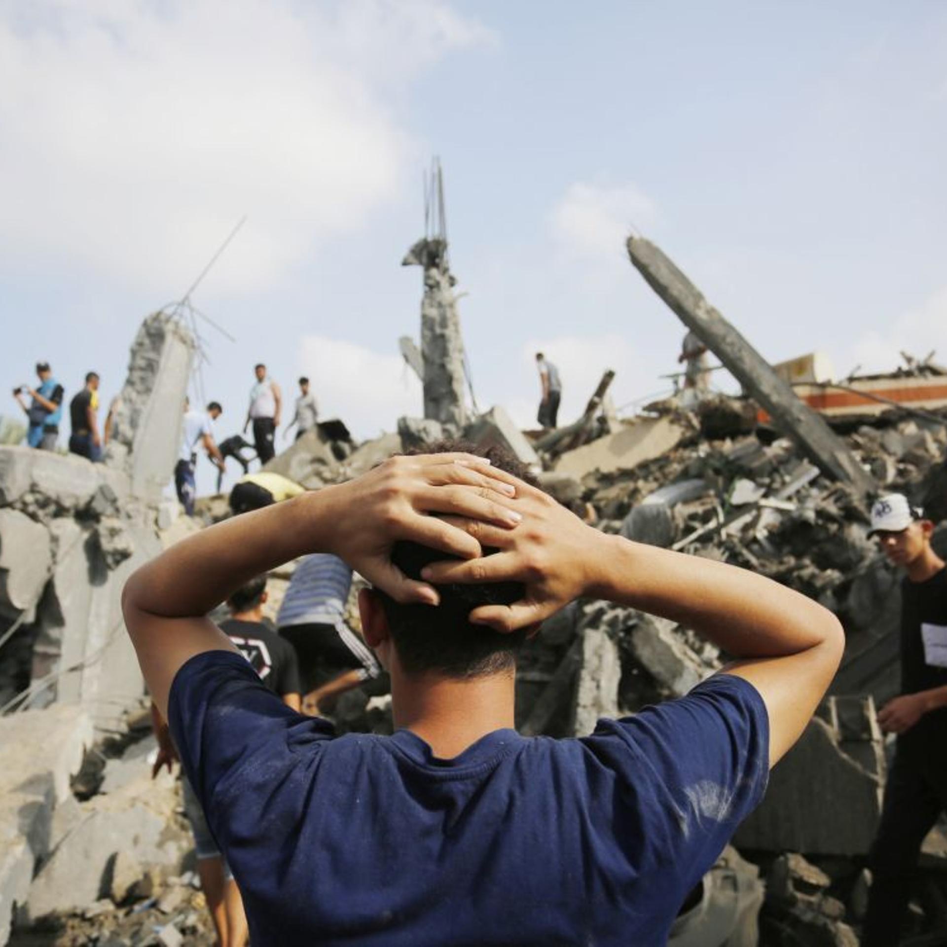 Israeli airstrikes continue on the 16th day in Gaza