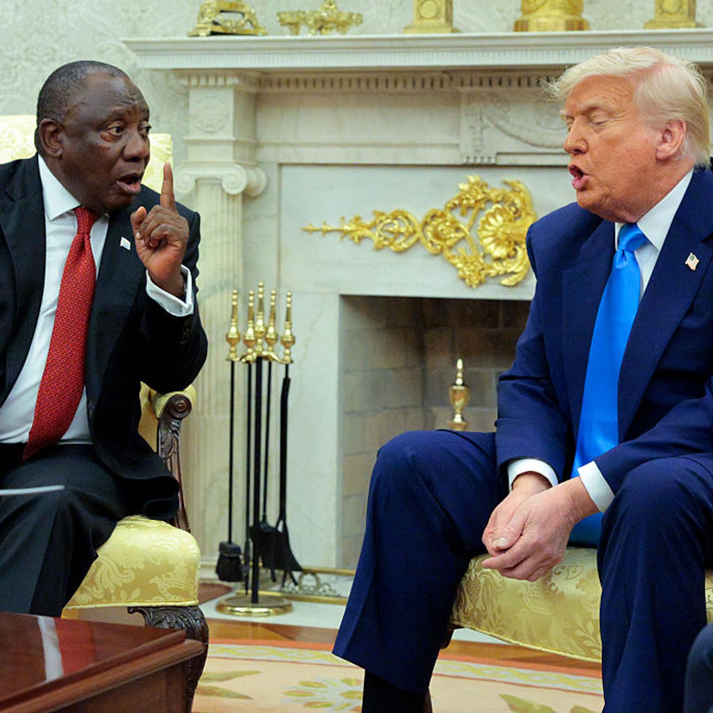 President Trump Meets With South African President Cyril Ramaphosa At The White House