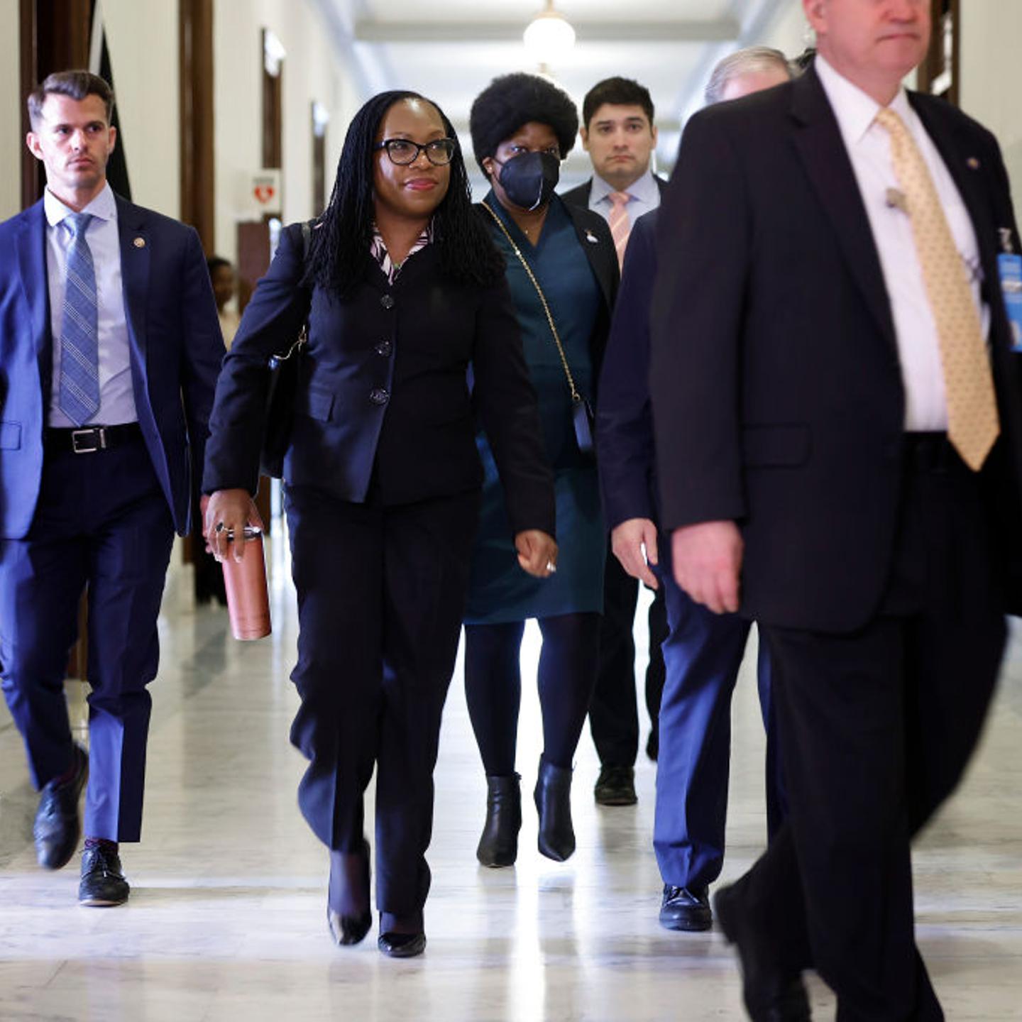 Supreme Court Nominee Ketanji Brown Jackson Continues Meetings With Senators On Capitol Hill