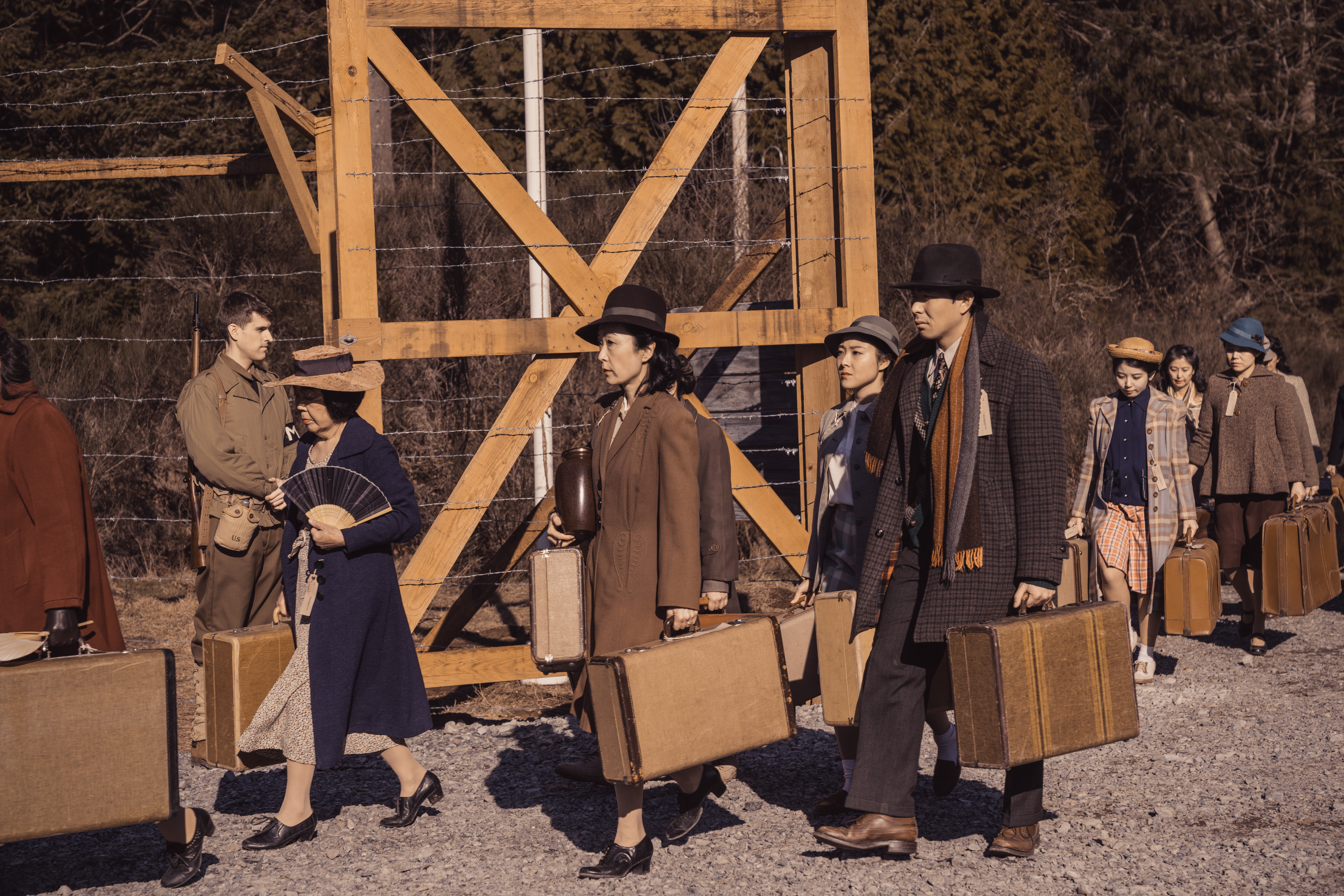 Hira Ambrosino as Fumiko Yoshida, Lee Shorten as Walt Yoshida, Miki Ishikawa as Amy Yoshida - The Terror _ Season 2 - Photo Credit: Ed Araquel/AMC