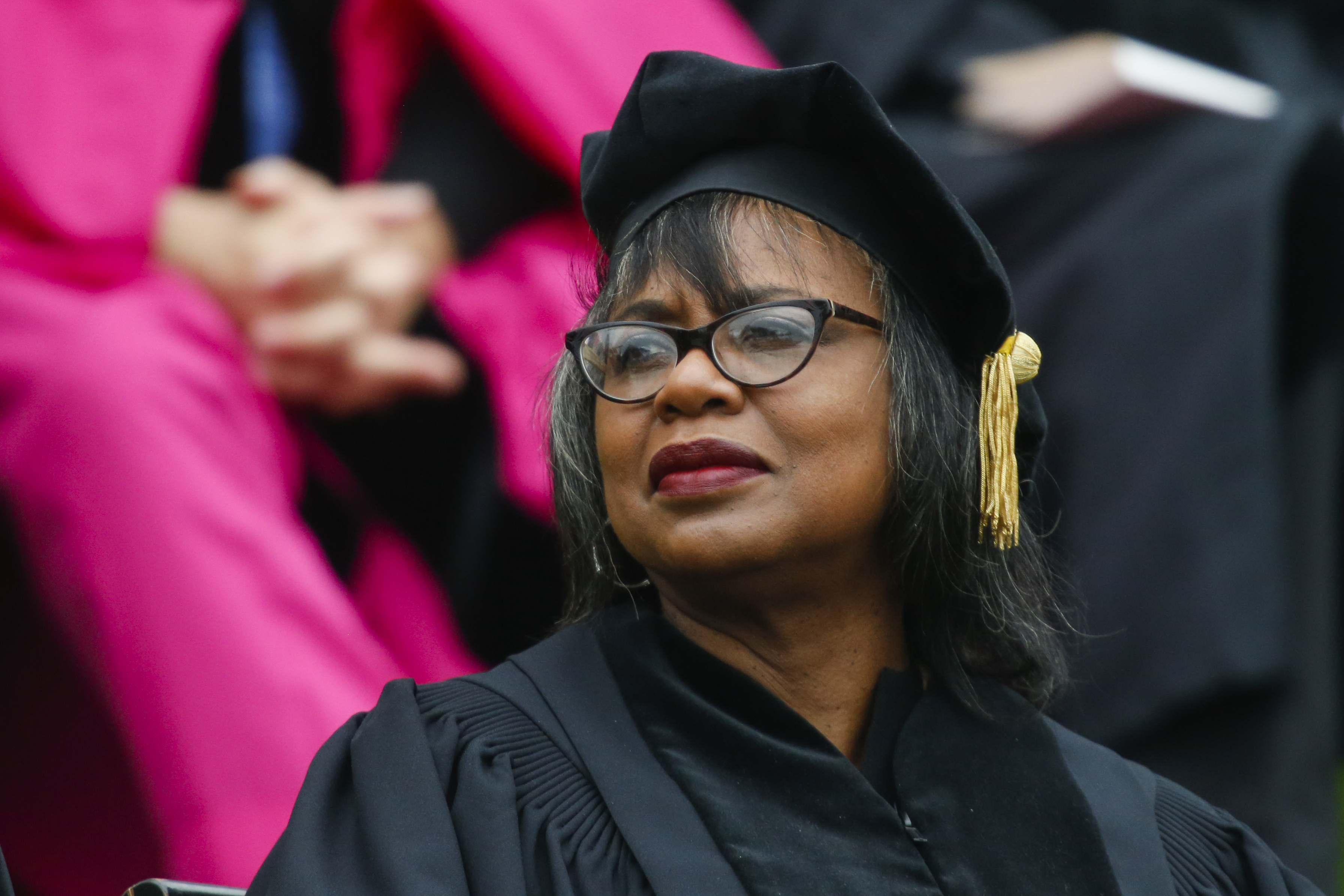 Law Professor Anita Hill Addresses Wesleyan Commencement Ceremony
