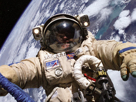 Spacewalk from International Space Station