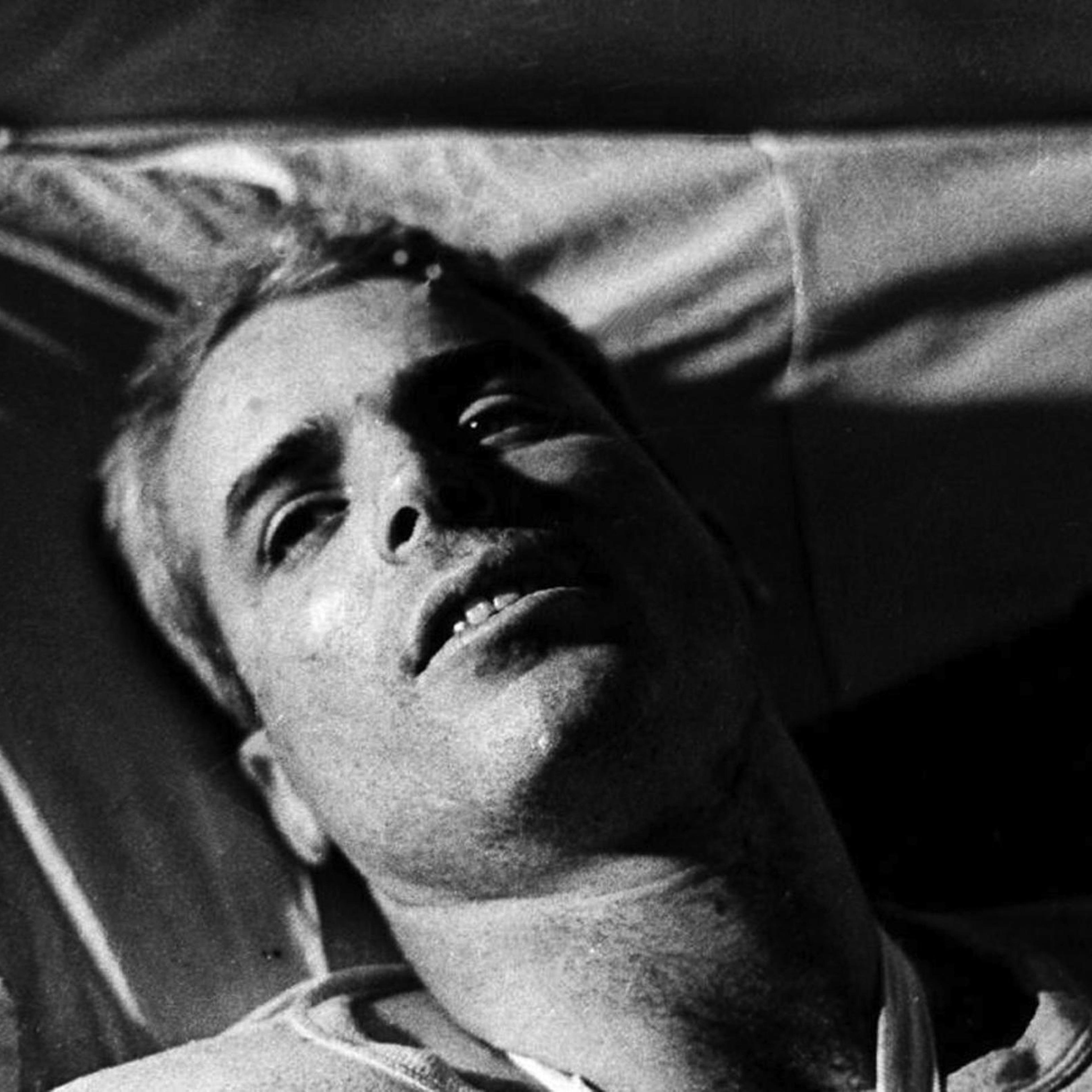 This file picture taken in 1967 shows US Navy Airforce Major John McCain lying on a bed in a Hanoi hospital