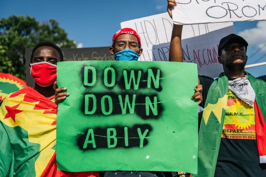 Ethiopian Oromo Community Holds March For Justice After Death Of Hachalu Hundessa