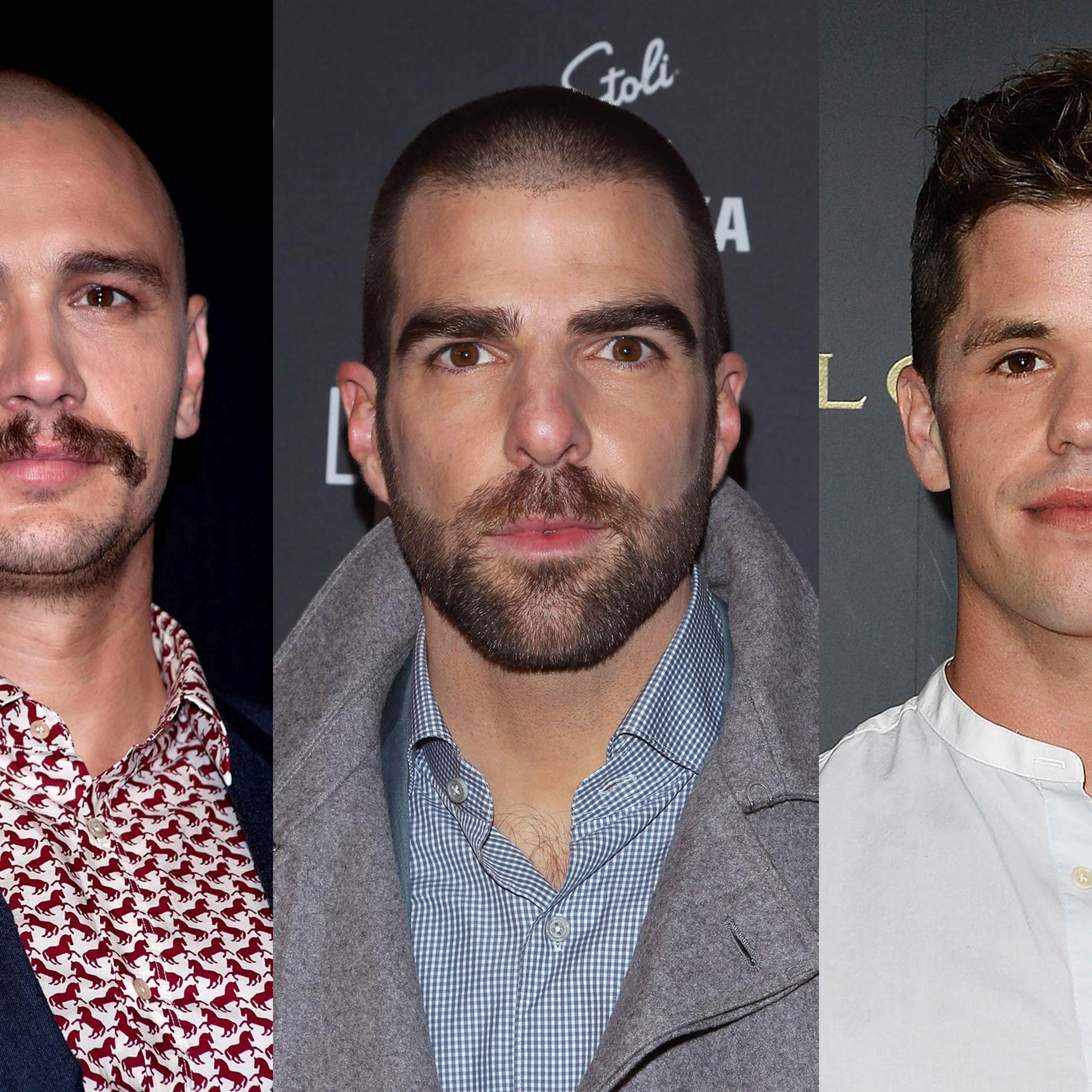 From left: James Franco, Zachary Quinto, Charlie Carver