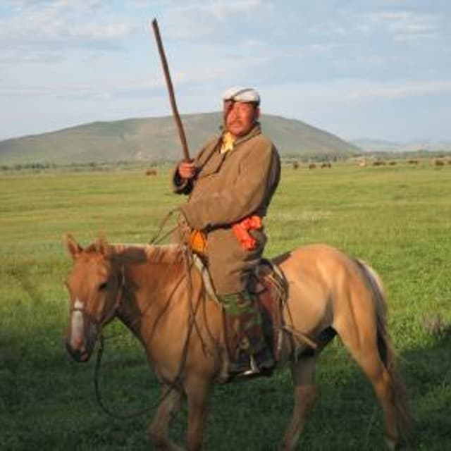 Mongol herdsmen