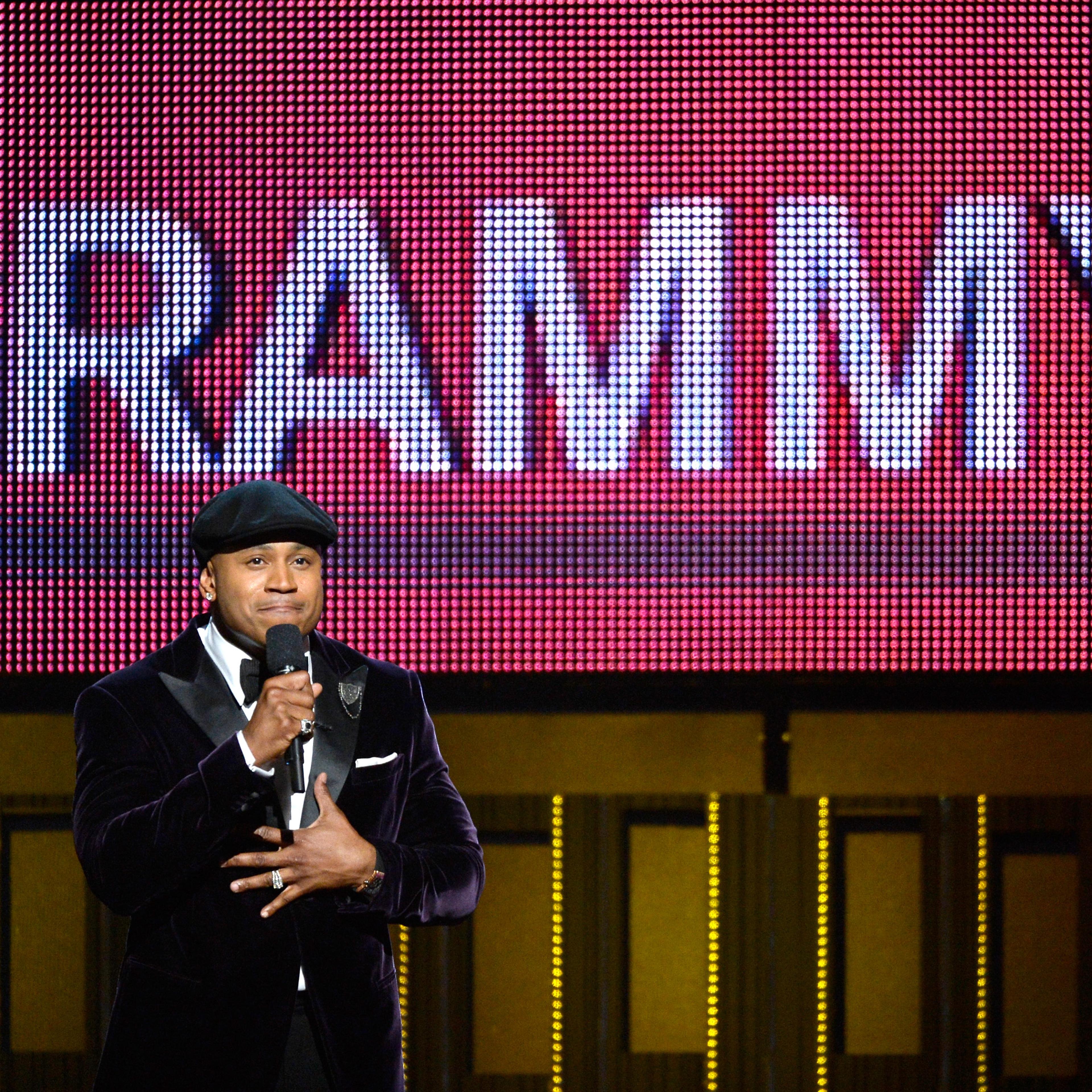 Host LL Cool J speaks onstage during the 56th GRAMMY Awards on Jan. 26, 2014 in Los Angeles, California.