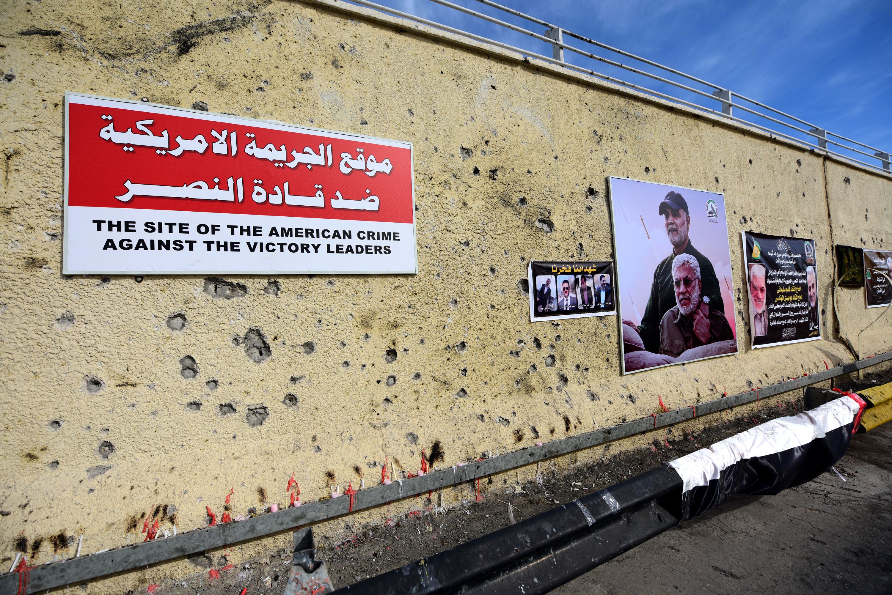 Soleimani killing aftermath, Baghdad, Iraq - 12 Jan 2020