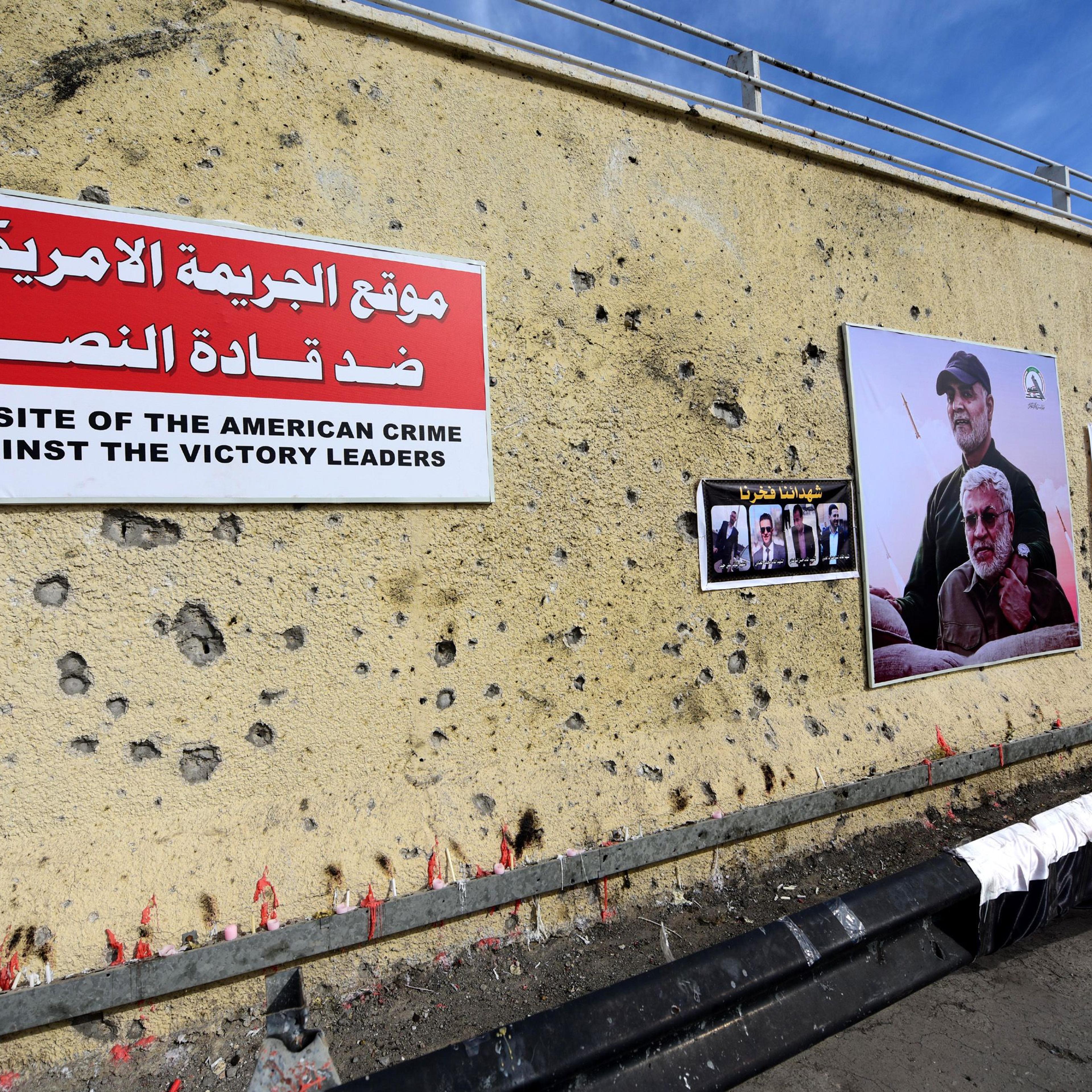 Soleimani killing aftermath, Baghdad, Iraq - 12 Jan 2020