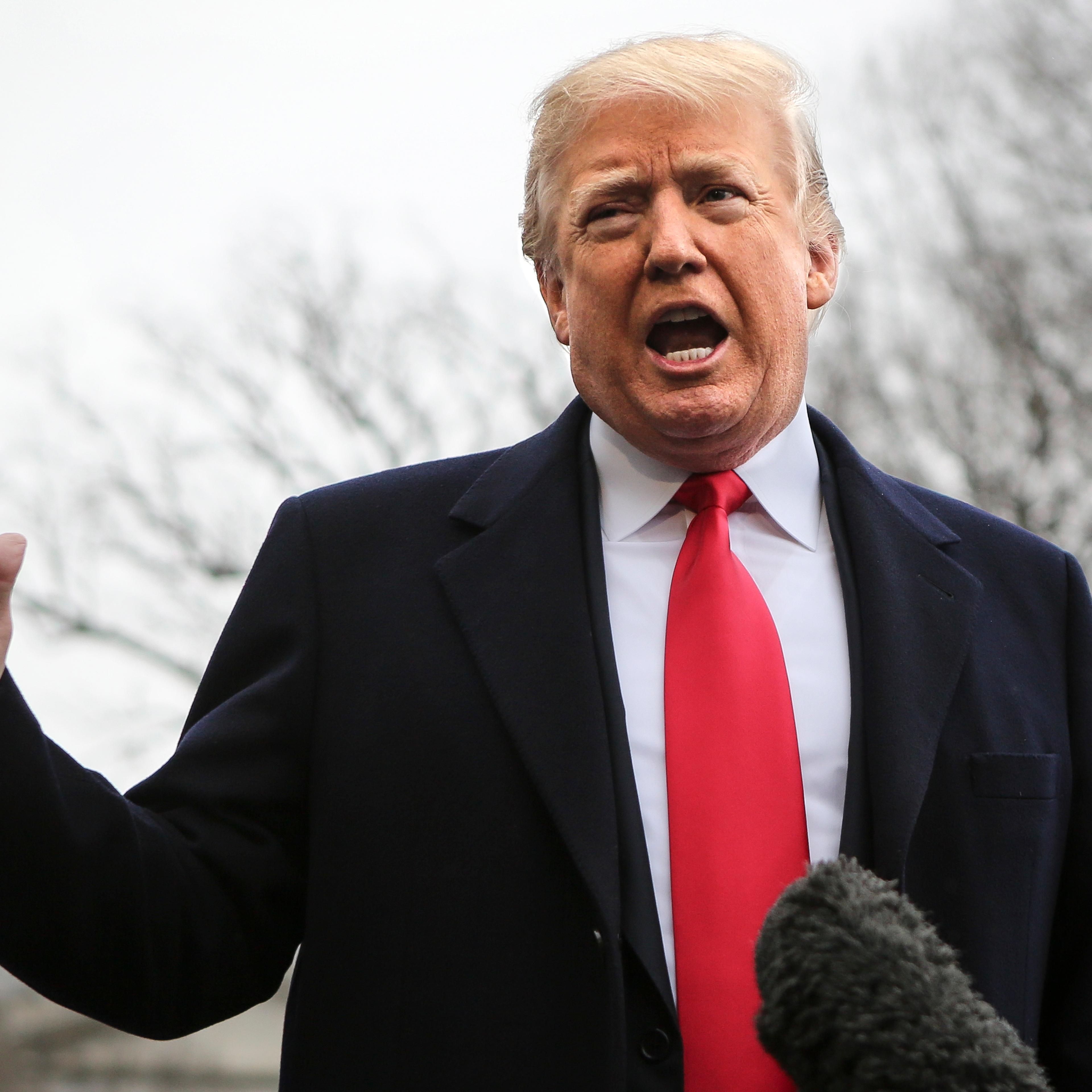 Presidetn Trump departs to CPAC