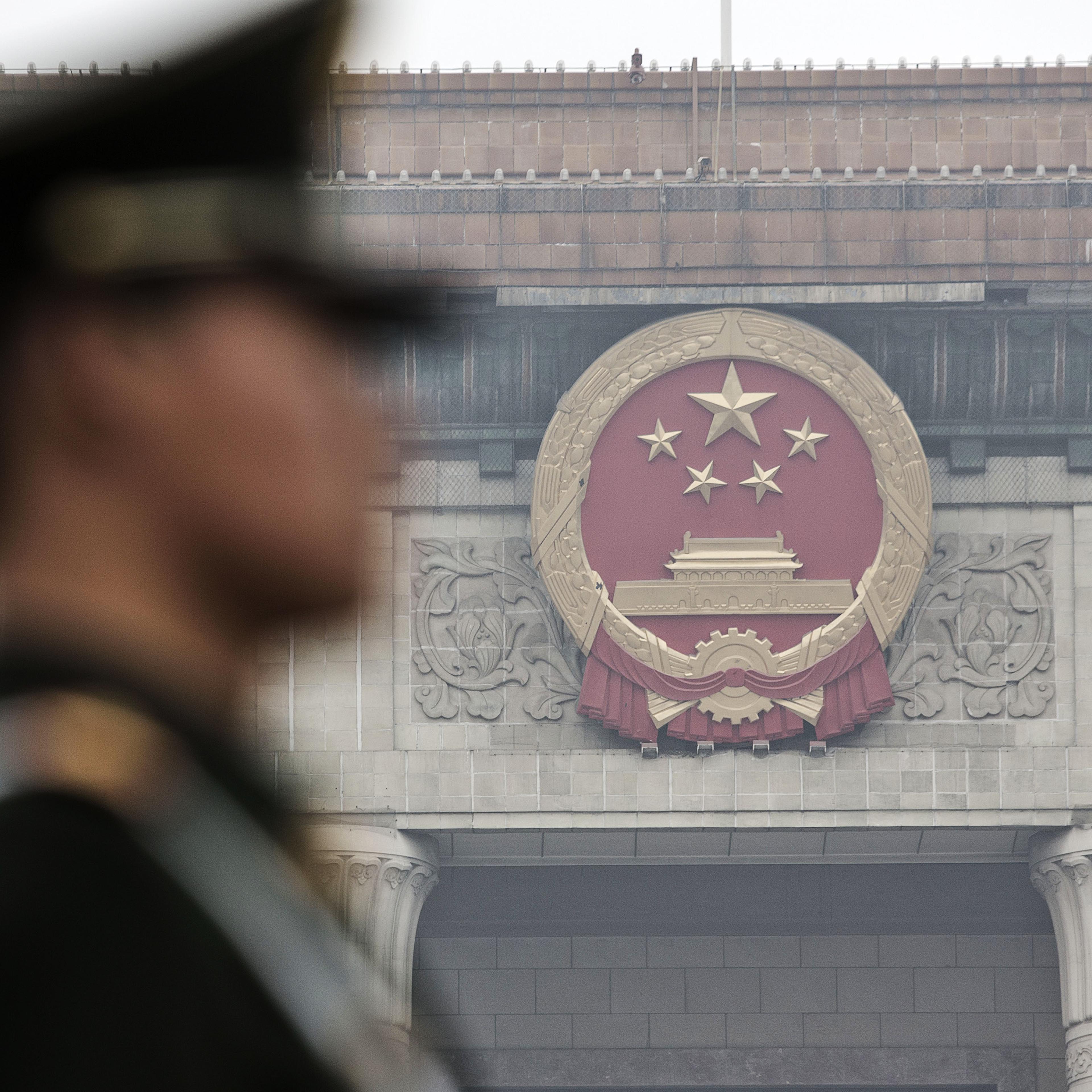 General Economy And Views Of Tiananmen Gate Ahead Of China's National People's Congress