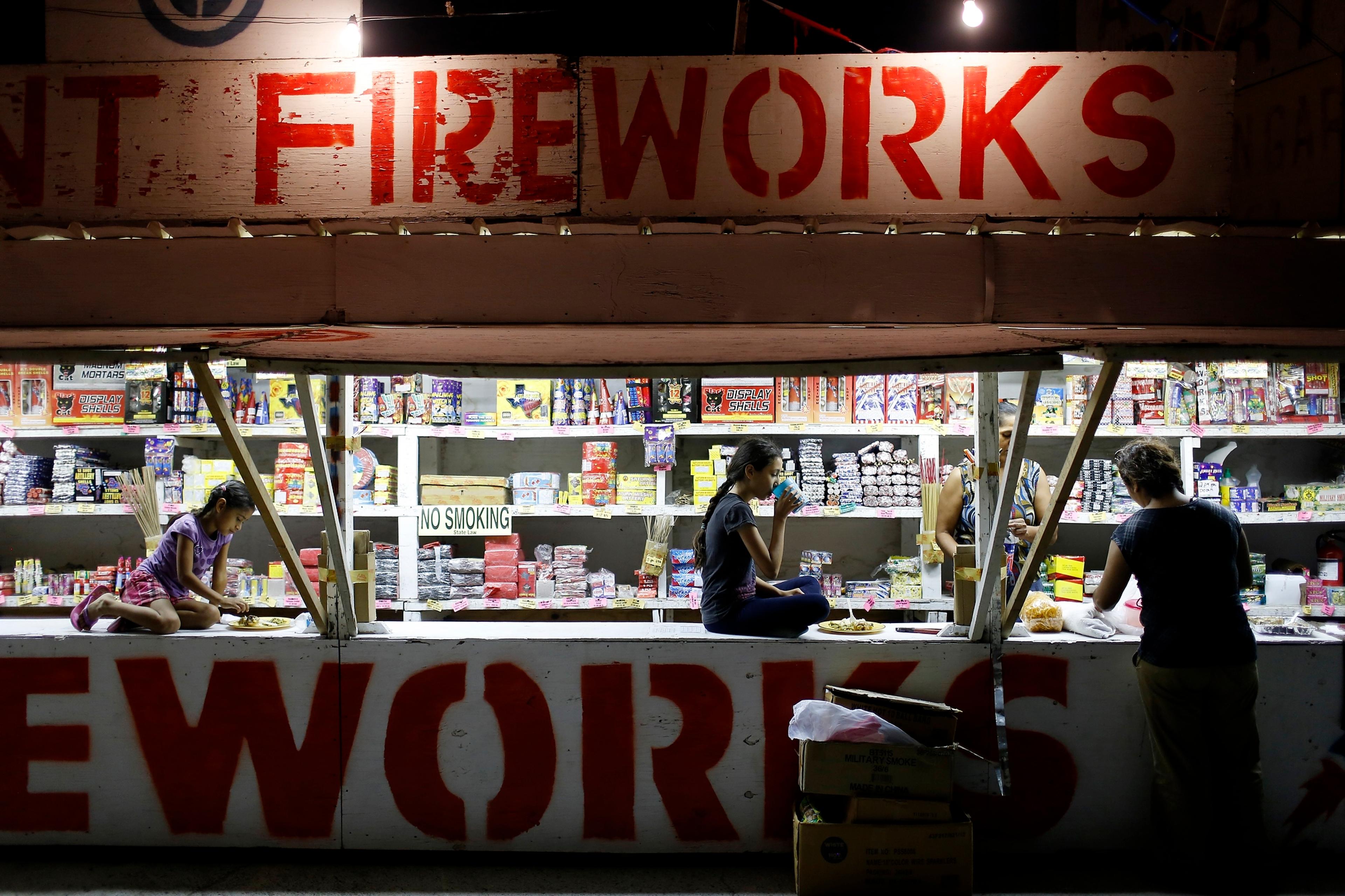 Fireworks Sellers Immigration 4th of July