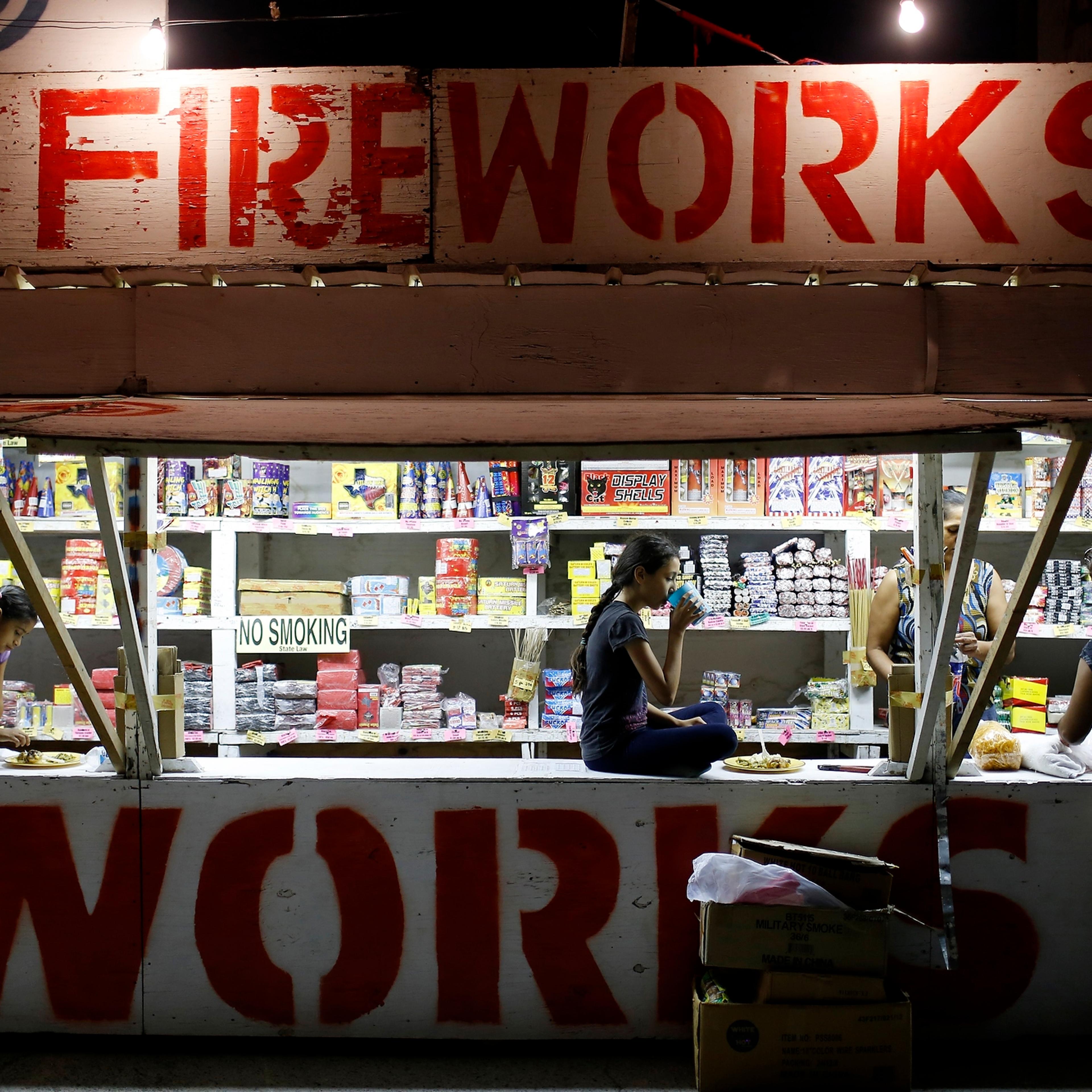 Fireworks Sellers Immigration 4th of July