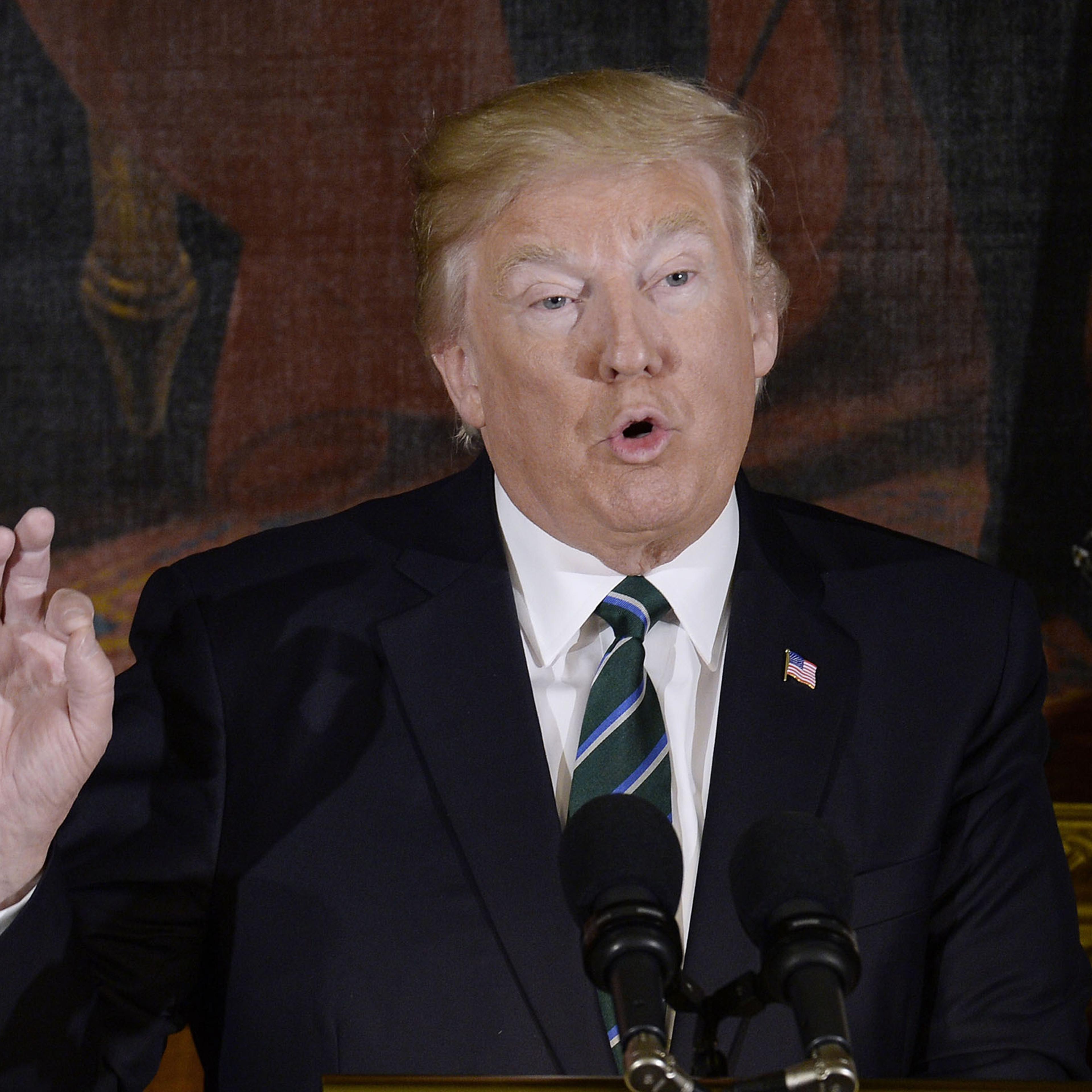 Trump, Paul Ryan Attend Traditional Congressional Luncheon For Irish PM
