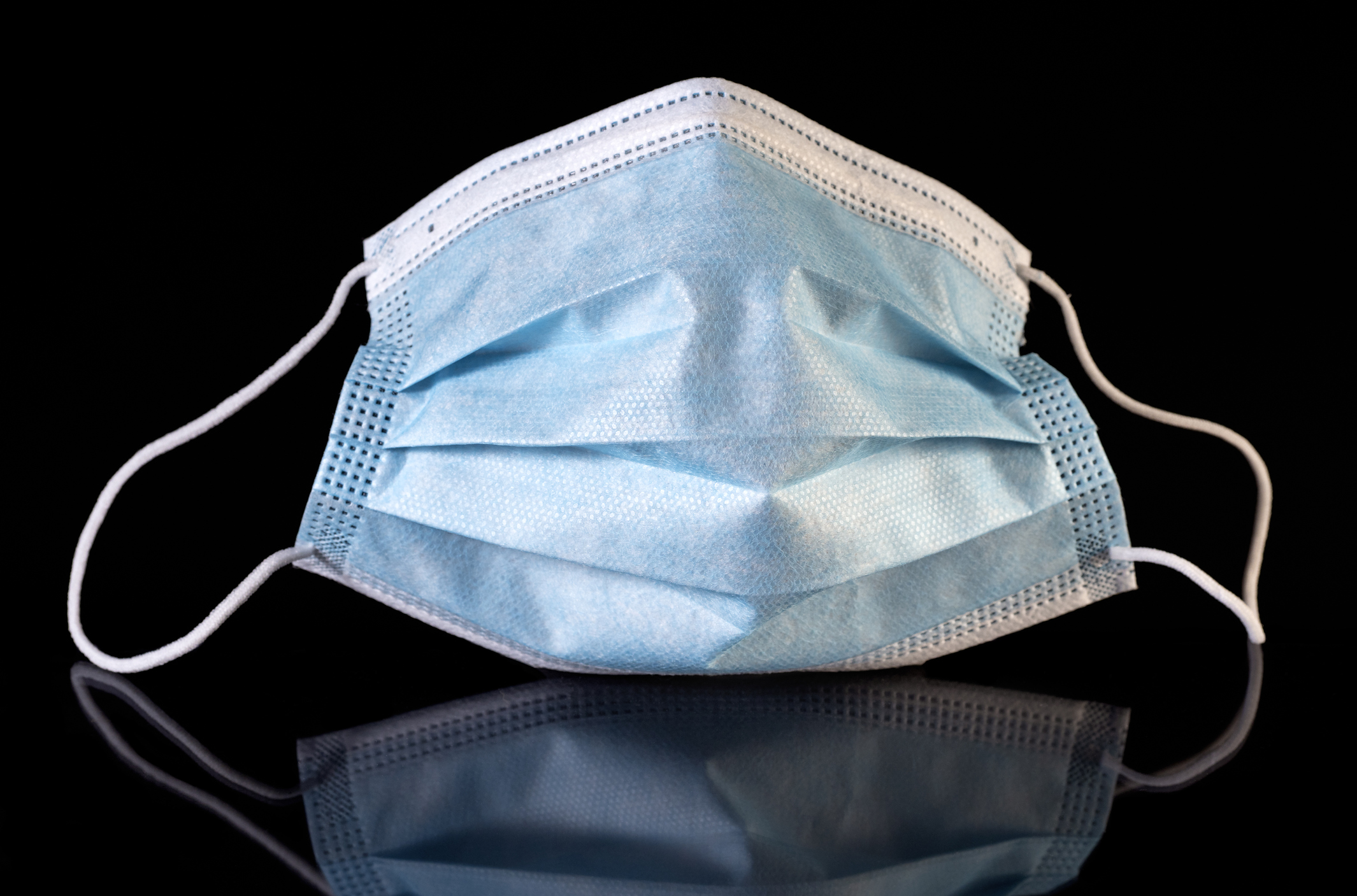 Blue medical mask