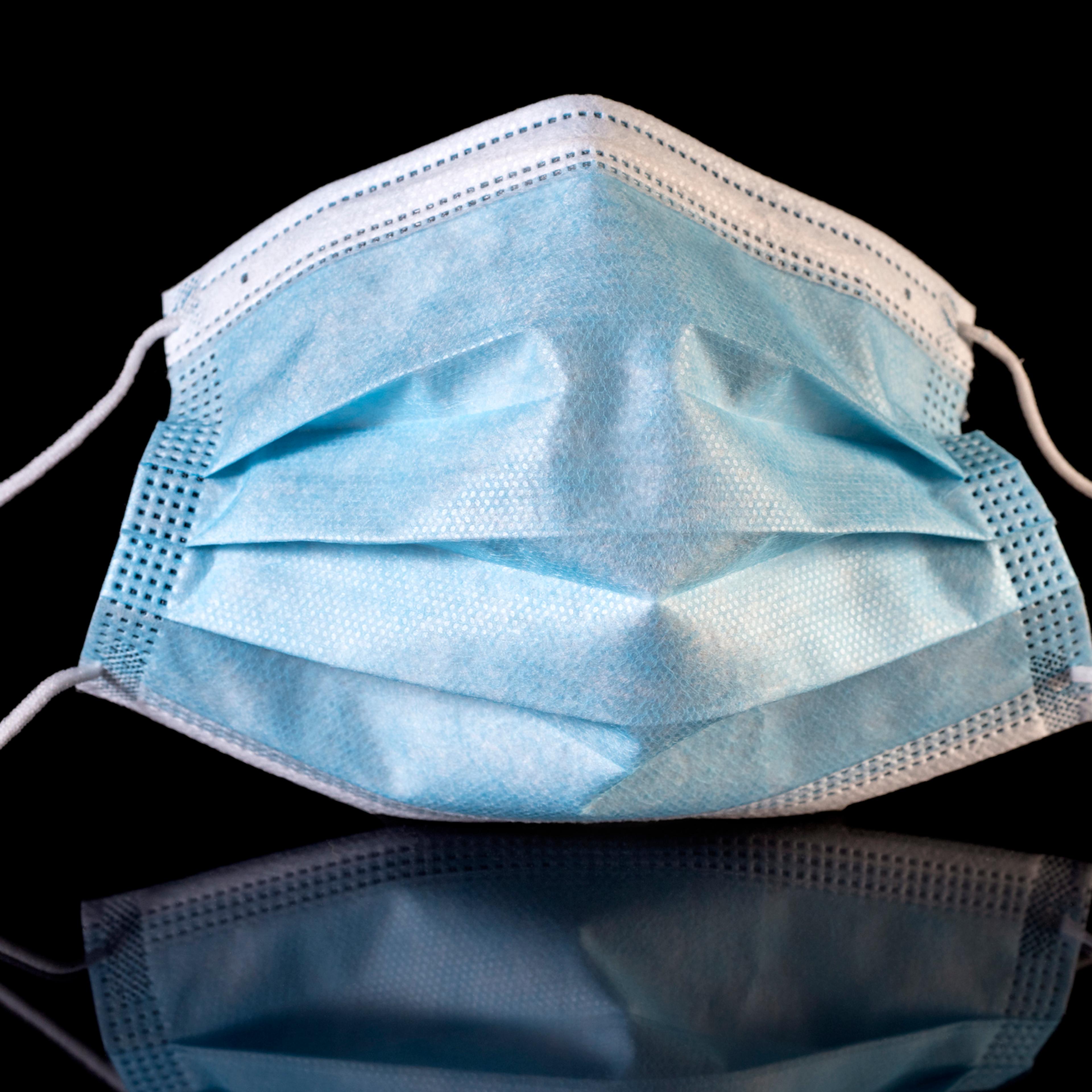 Blue medical mask