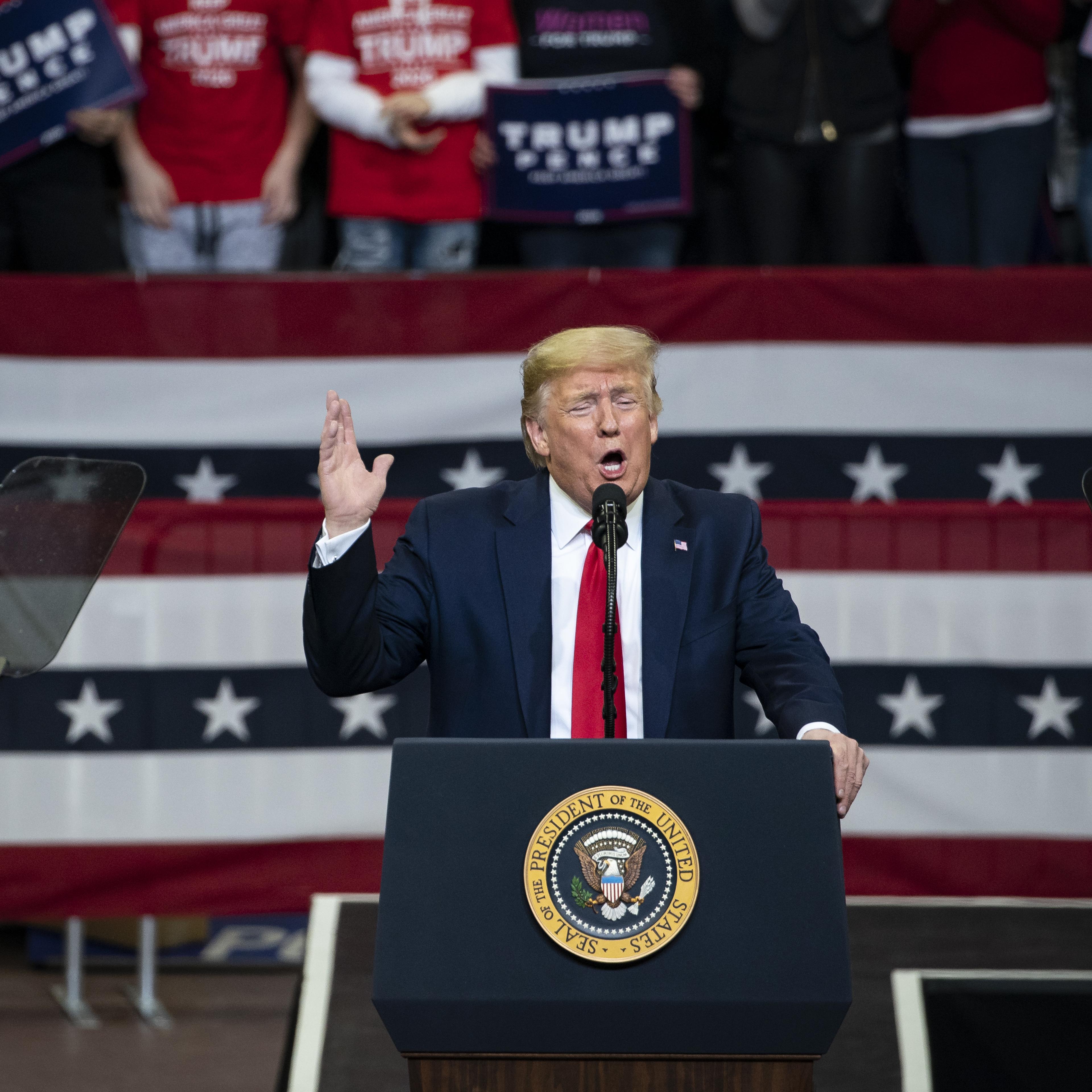 President Trump Hosts Keep America Great Rally