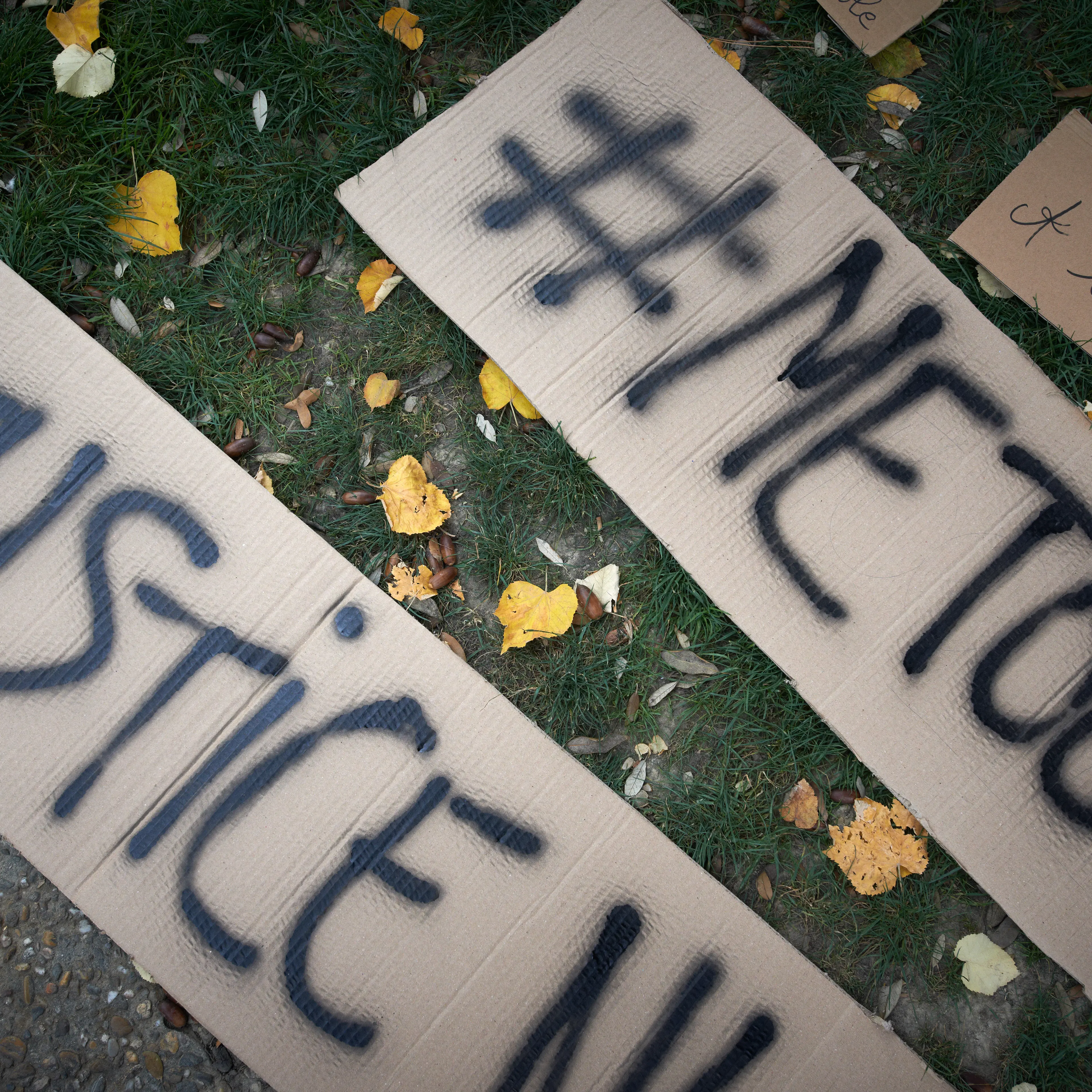 Protesters against sexual violence in Toulouse
