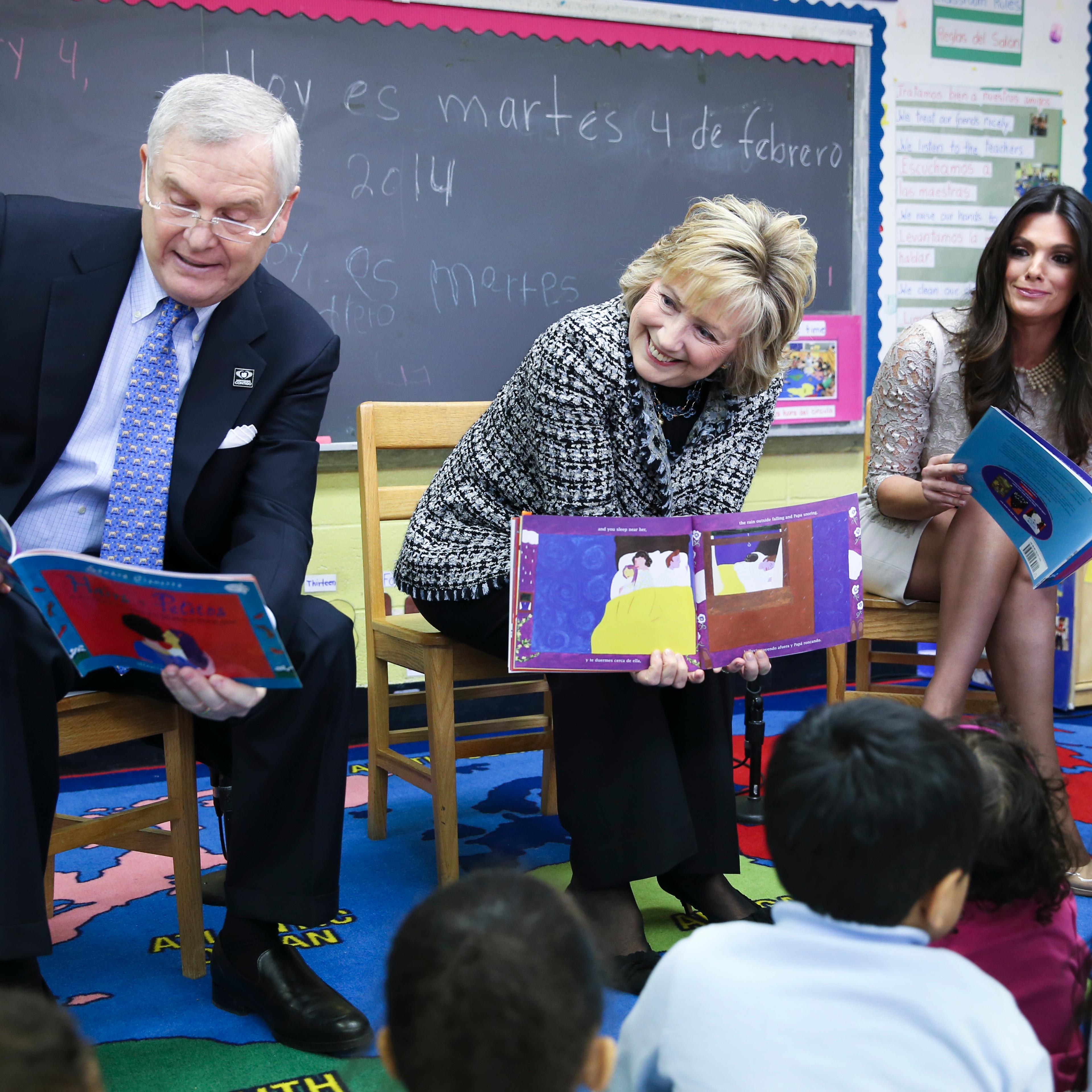 Hillary Rodham Clinton, Randy Falco, Barbara Bermudo