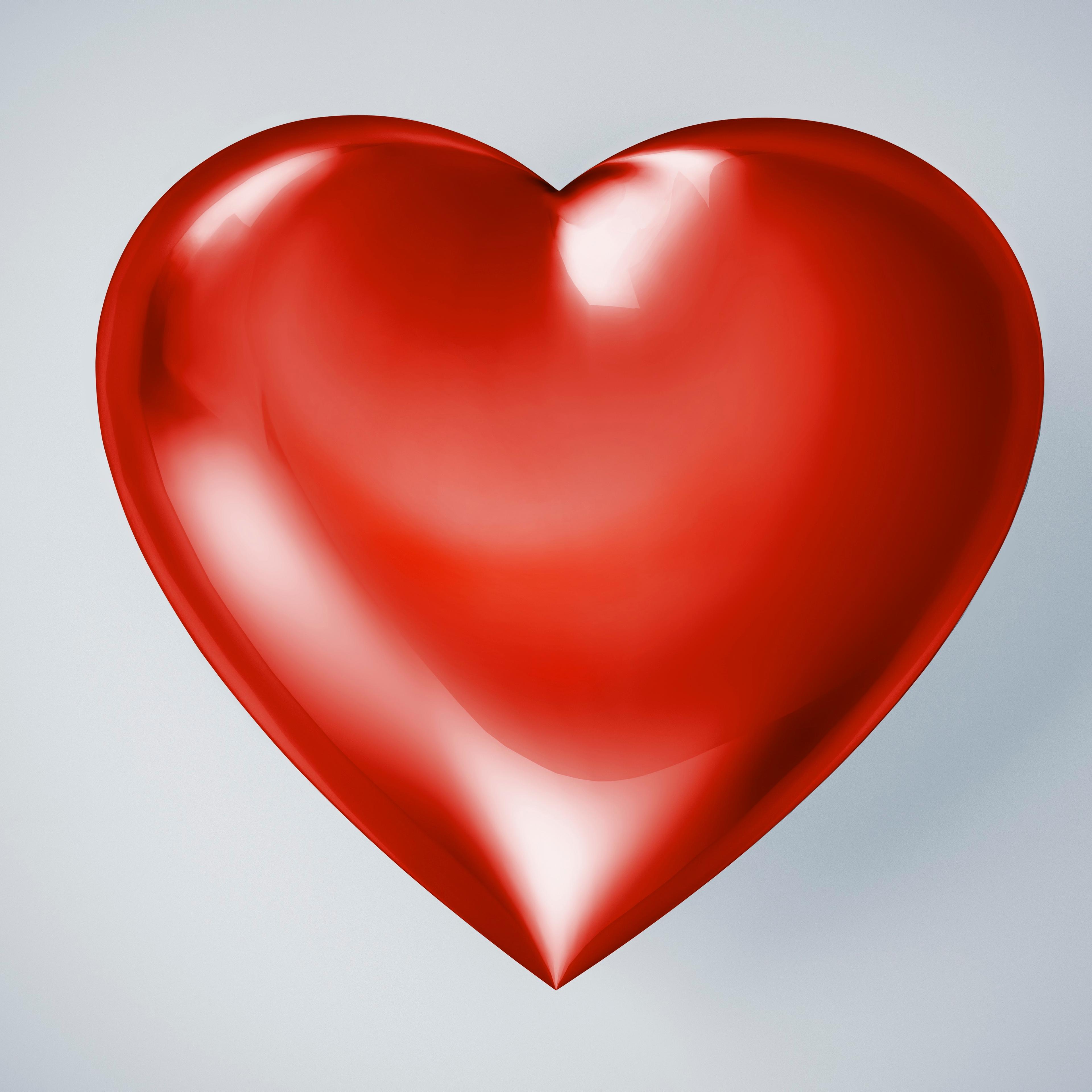 Red heart, artwork