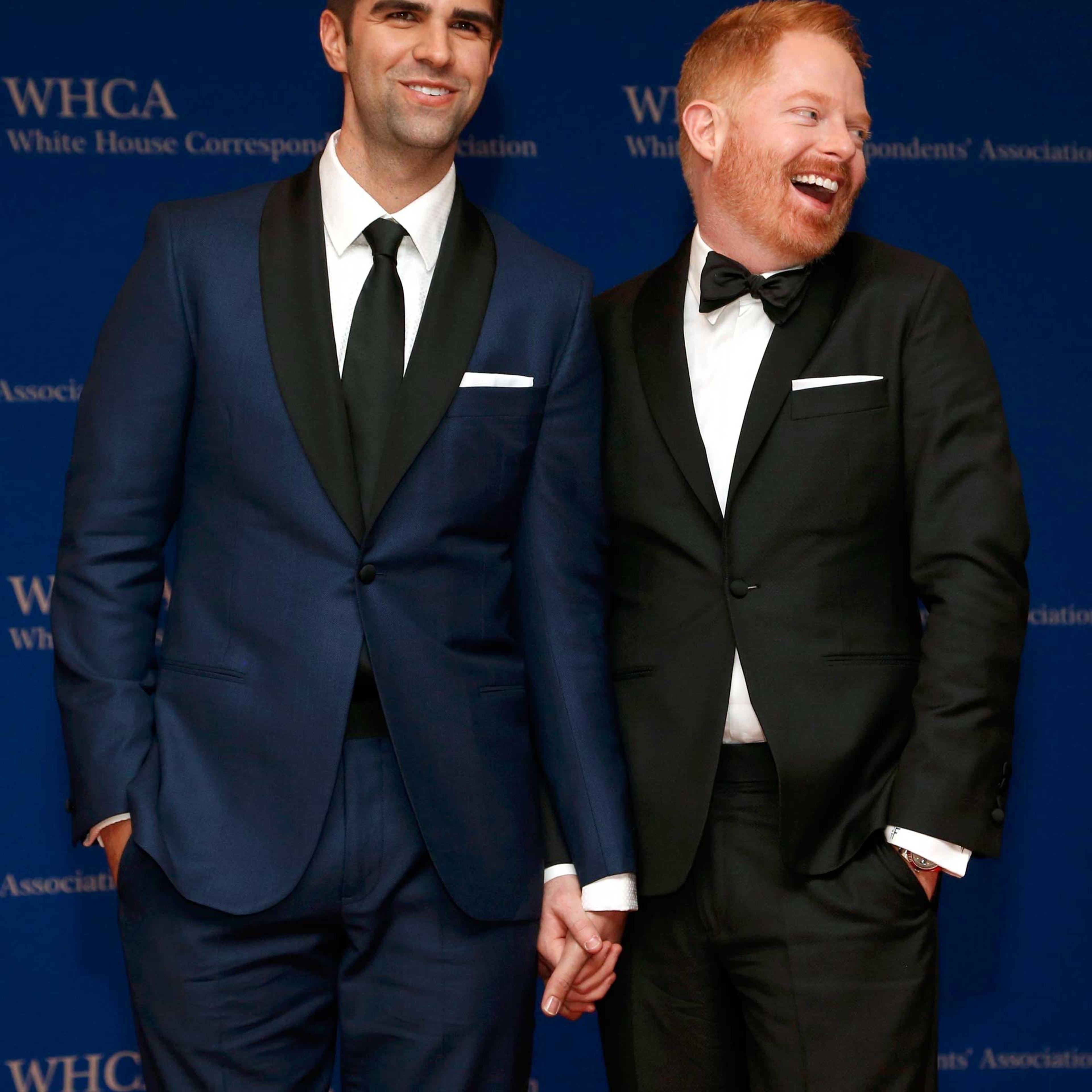 Actor Jesse Tyler Ferguson and his husband Justin Mikita