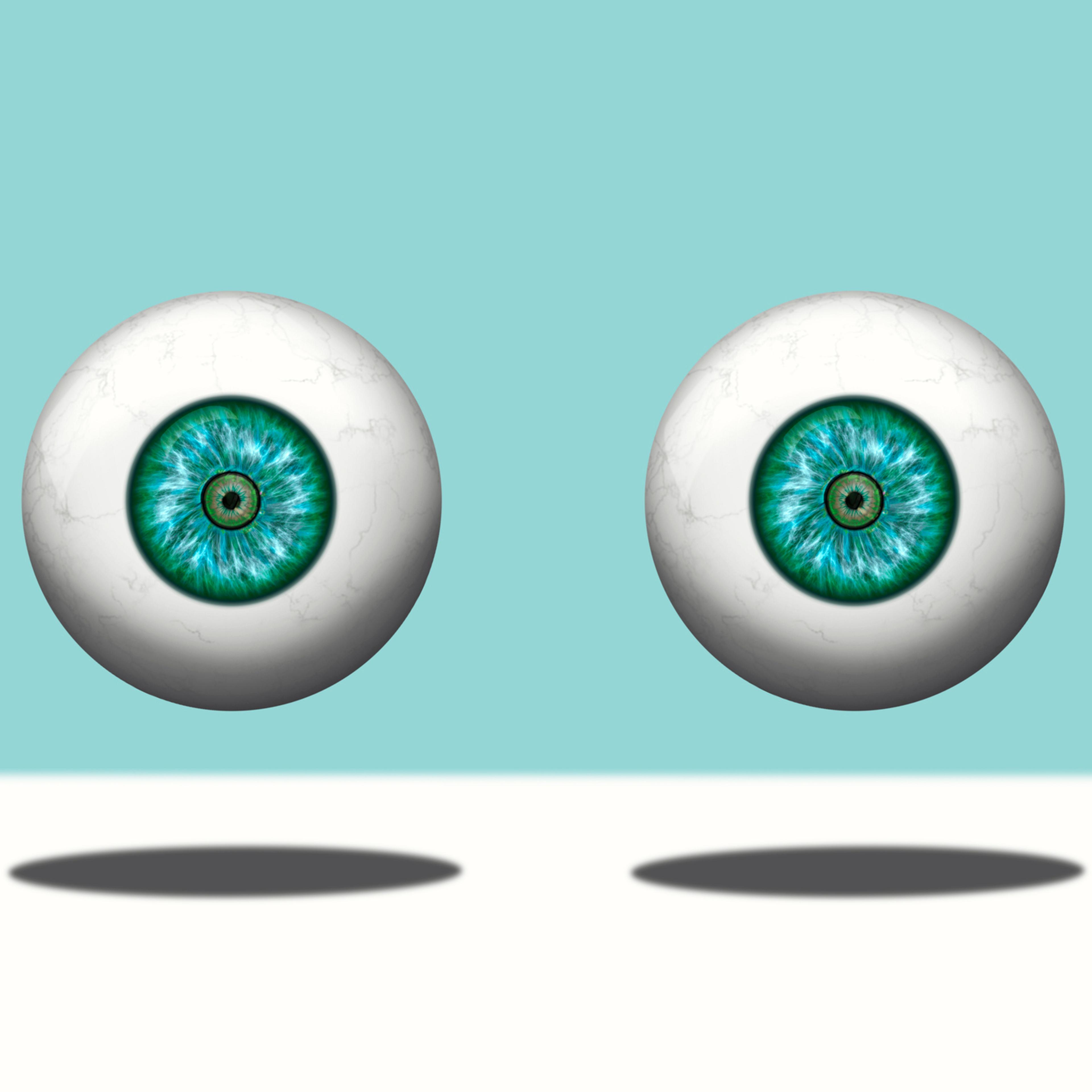 AI eyes floating