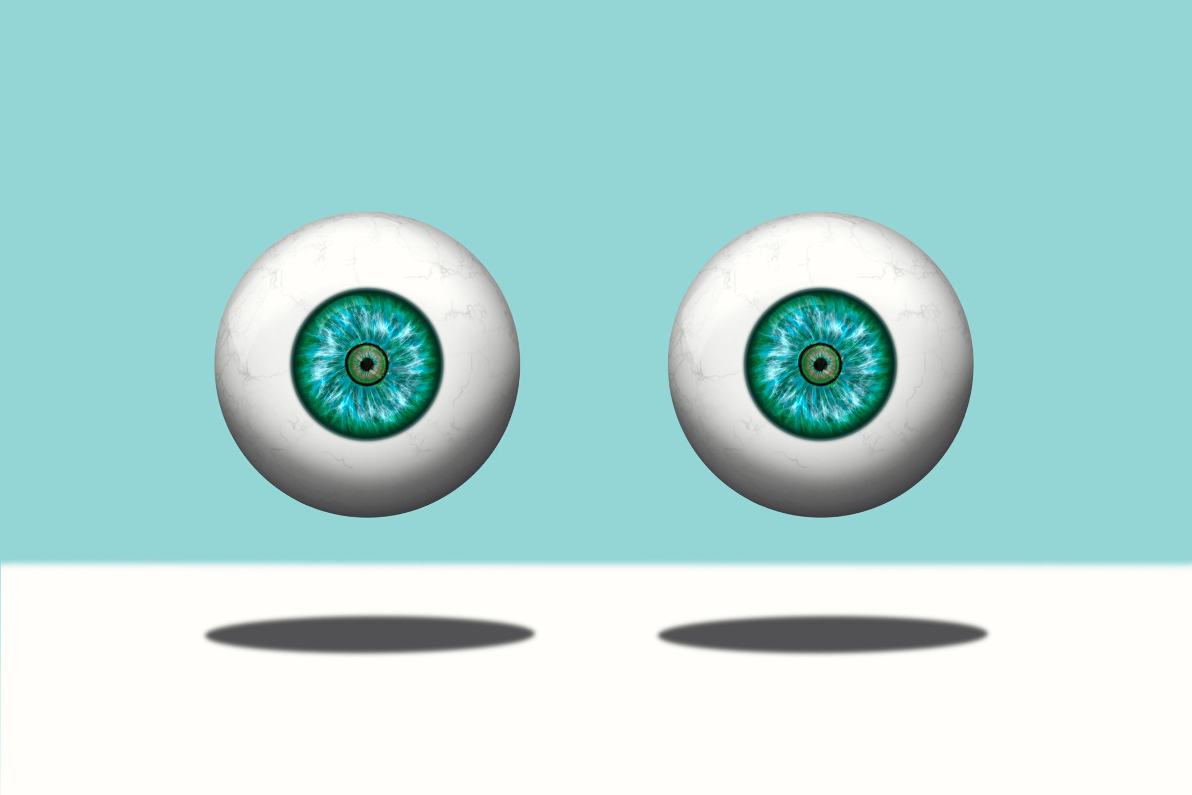 AI eyes floating