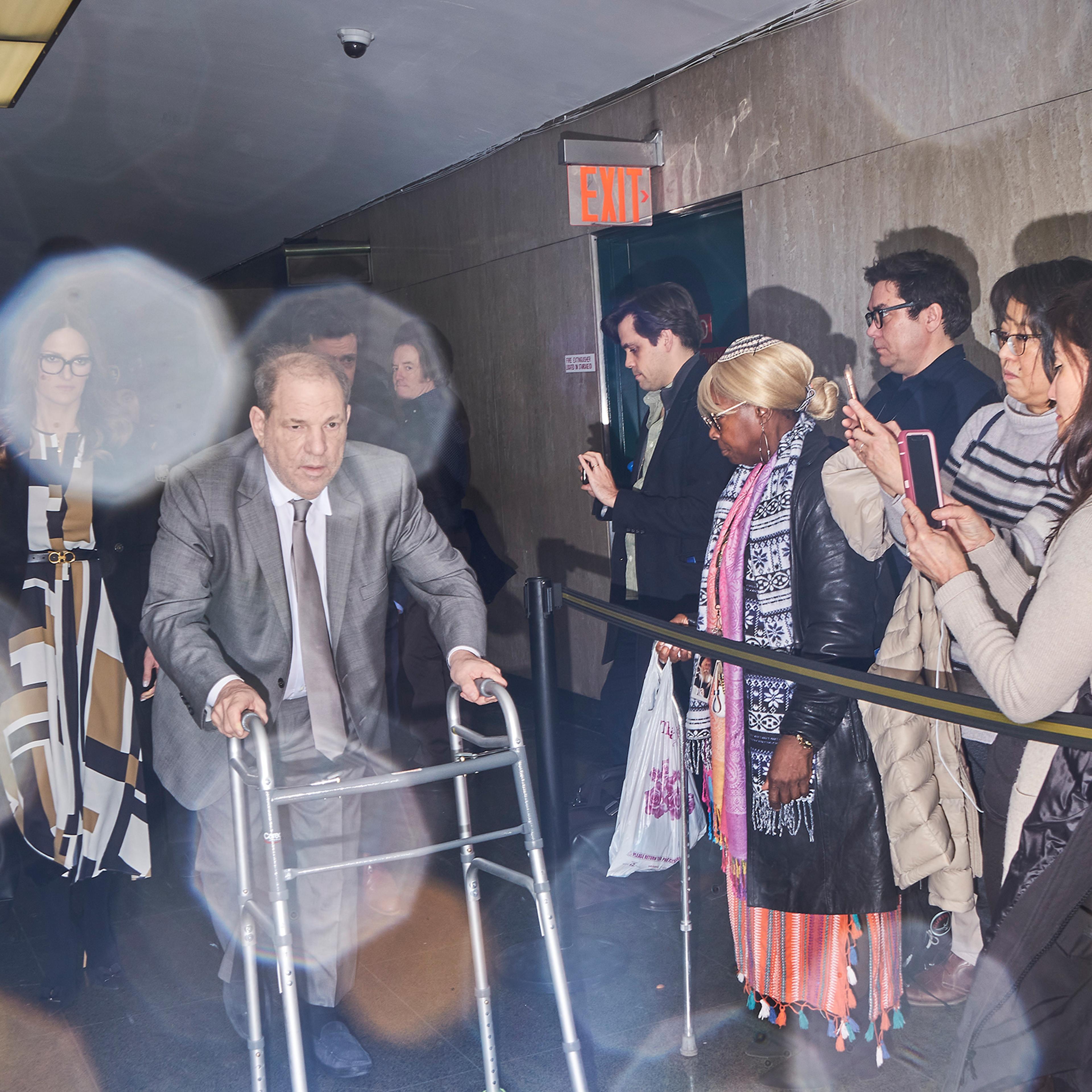 Harvey Weinstein in Manhattan on Jan. 7, 2019.