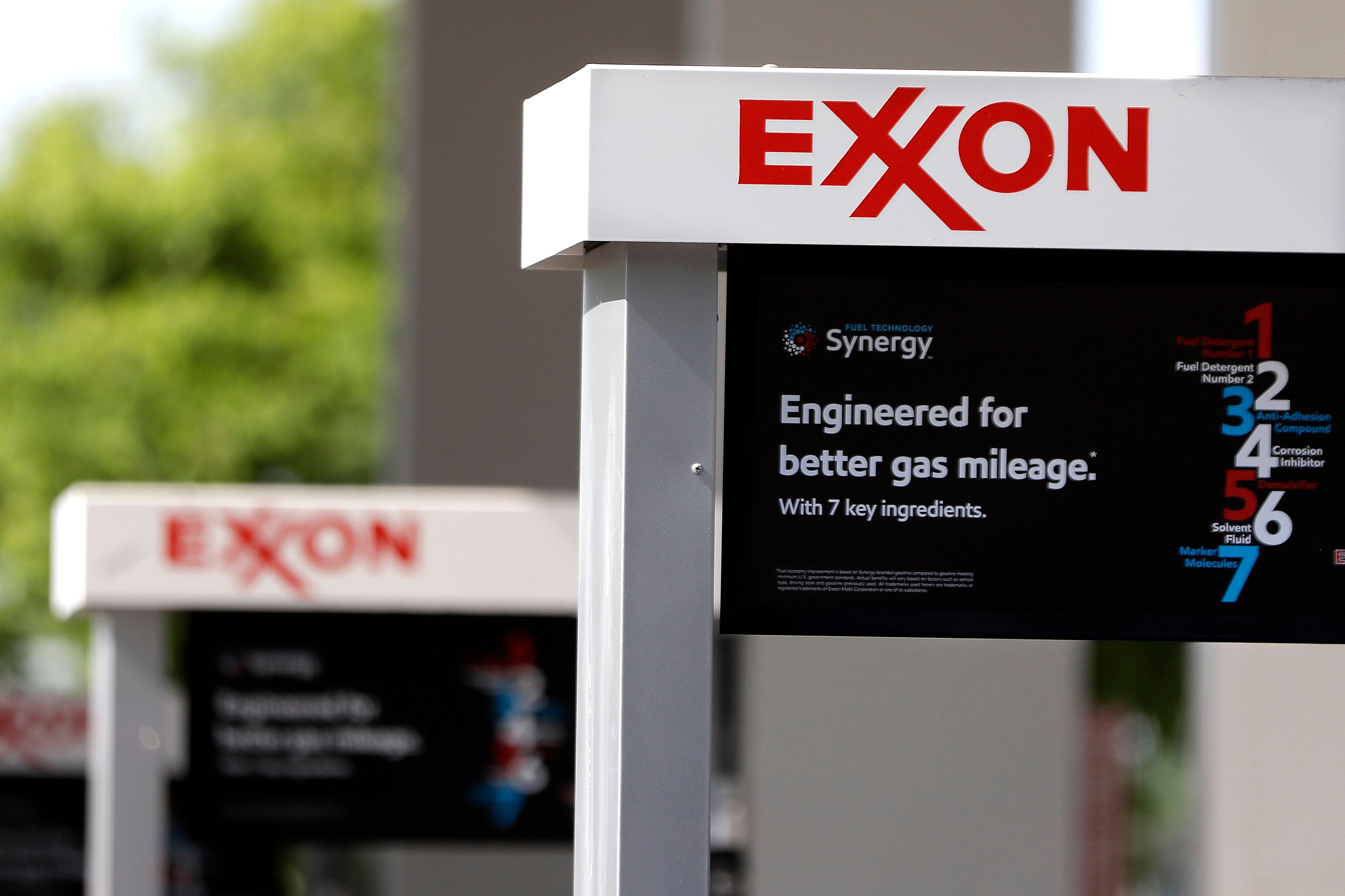 Exxon gas station