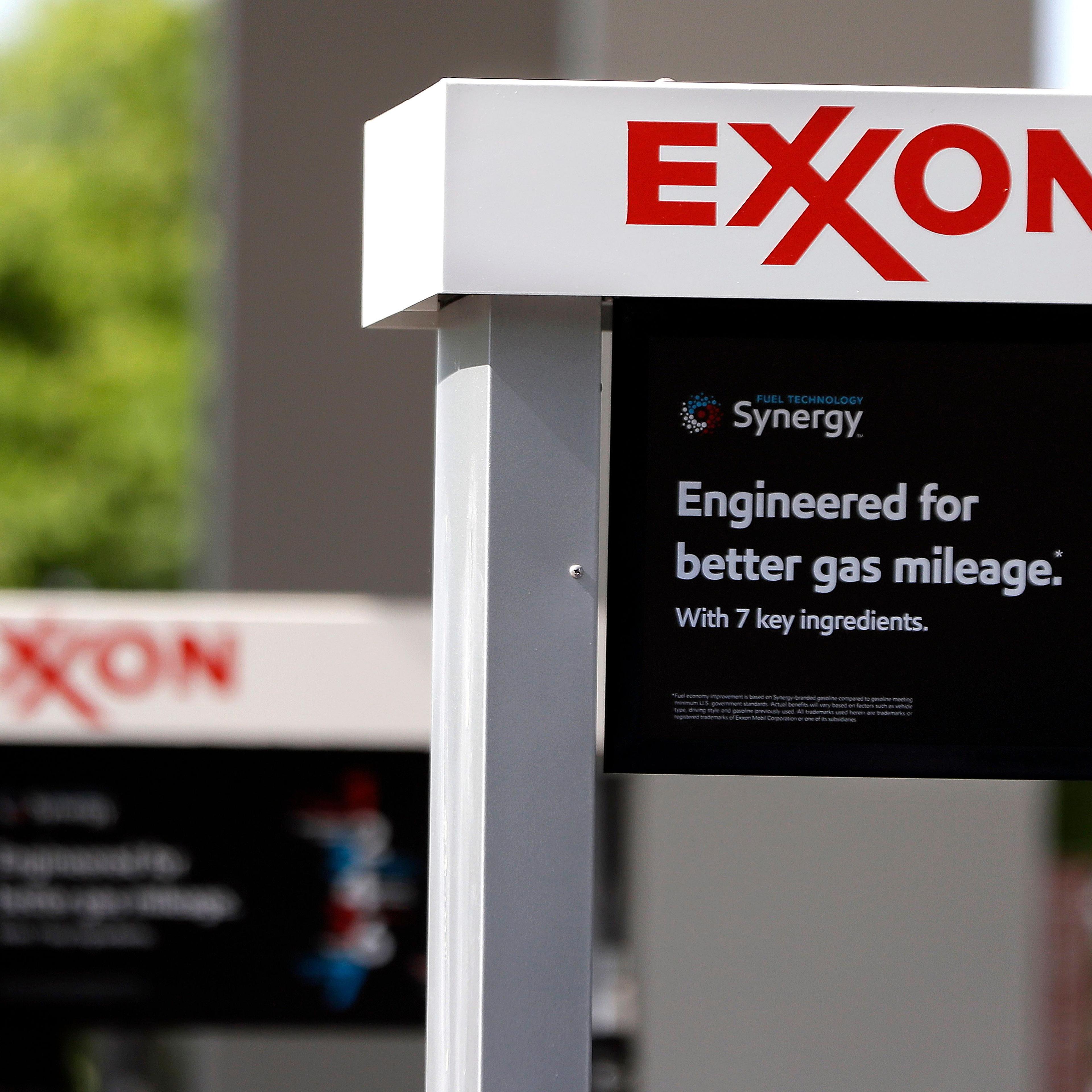 Exxon gas station