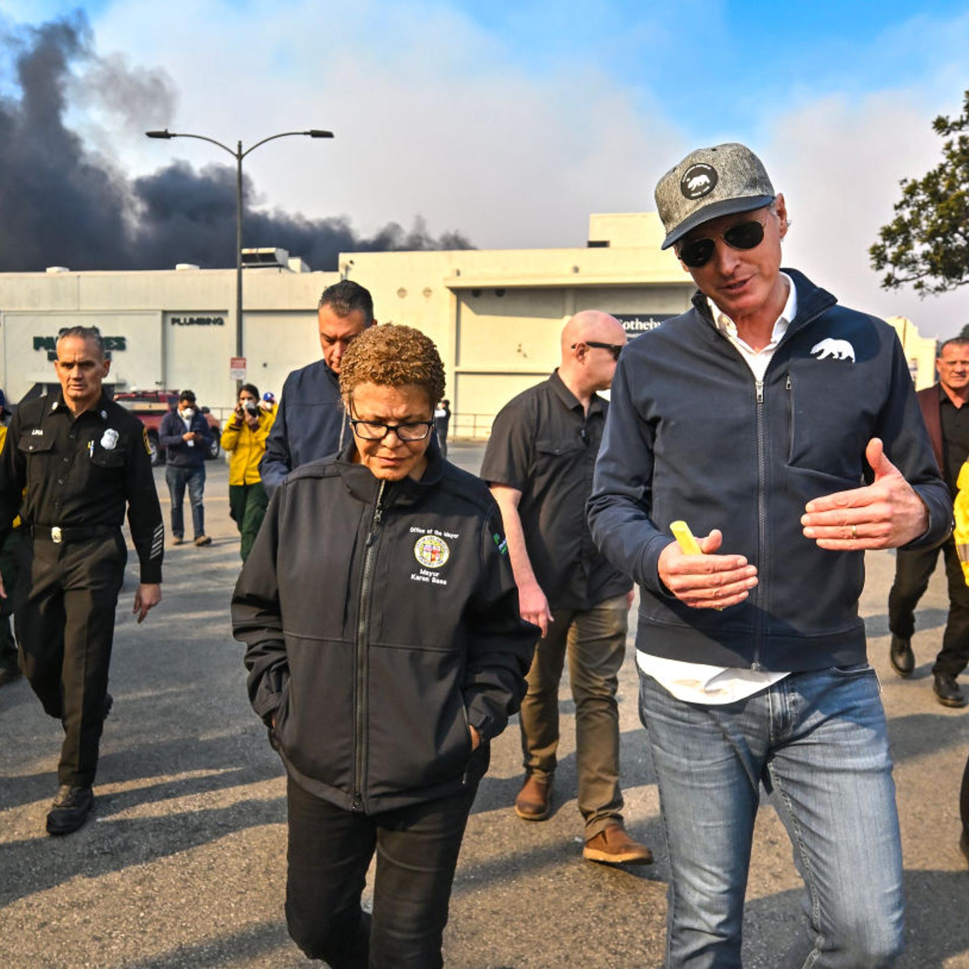 Powerful Winds Fuel Multiple Fires Across Los Angeles Area