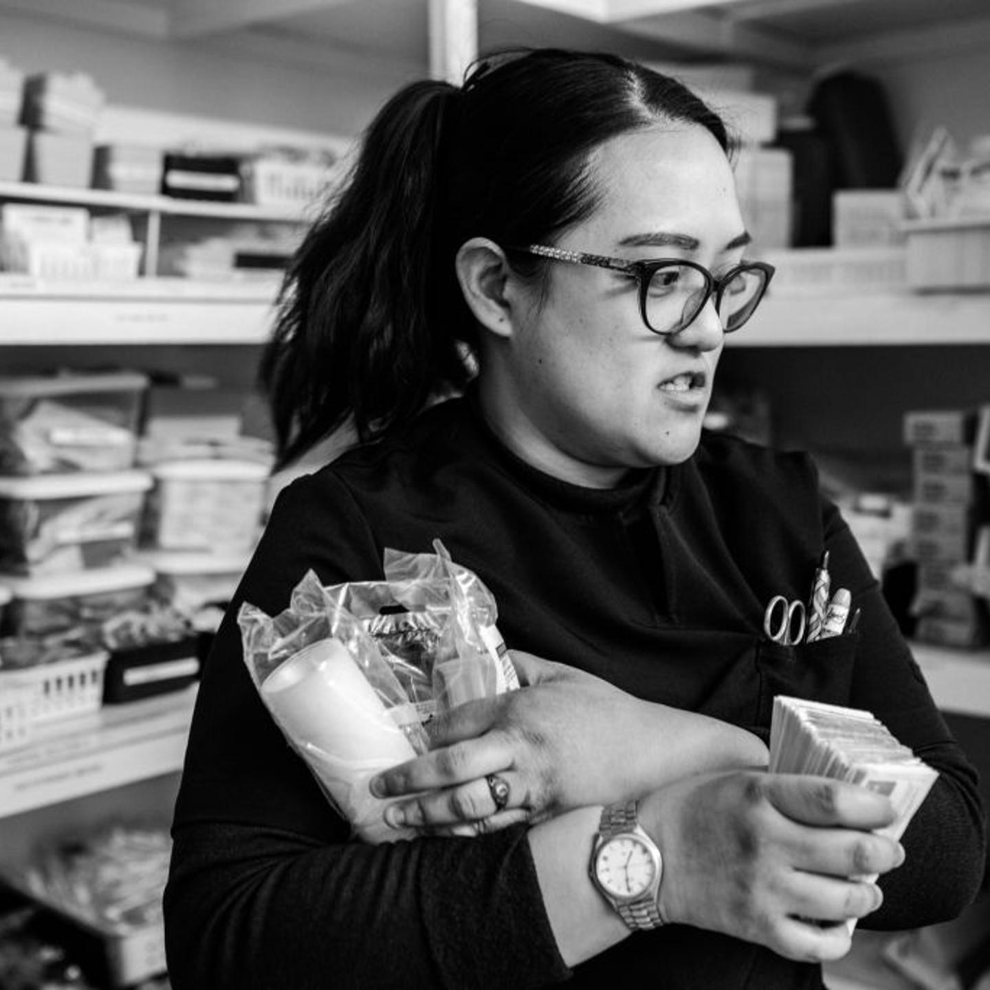 Johanna Meneses, 32, is an immigrant registered nurse from the Philippines
