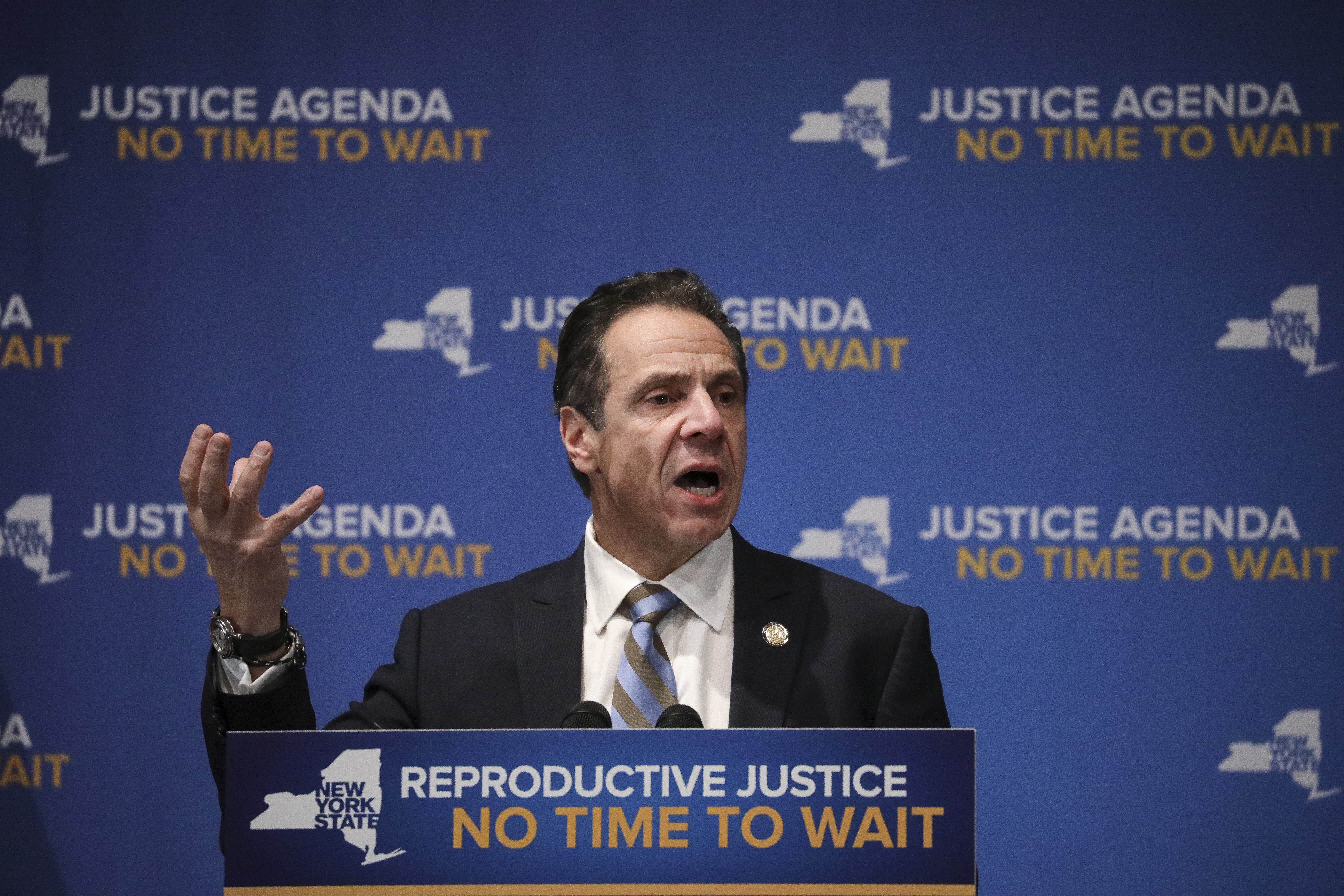 Gov. Cuomo And Hillary Clinton Make Announcement On Reproductive Justice In NY