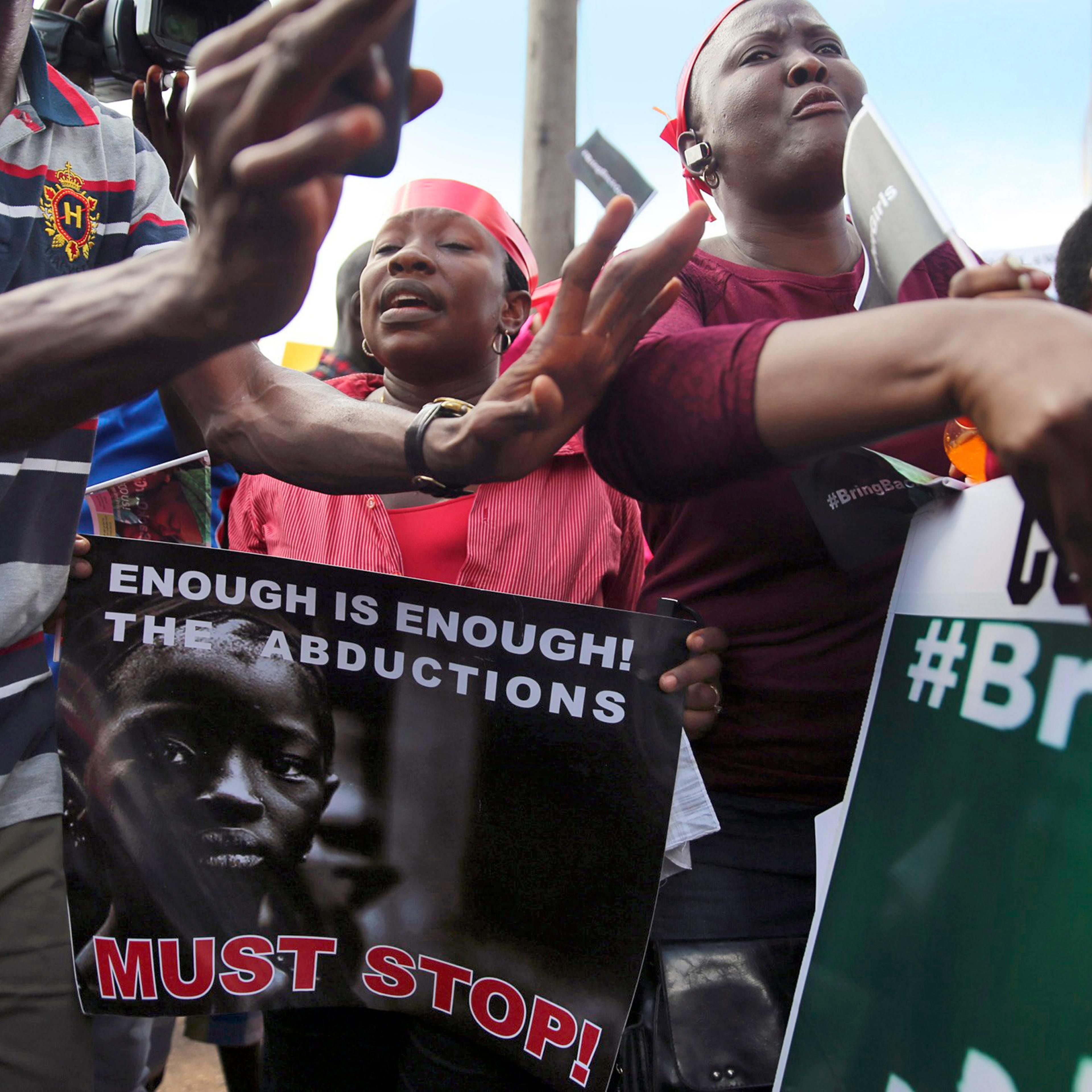 Boko Haram Nigera Lagos Protest Girls Abduction Chibok