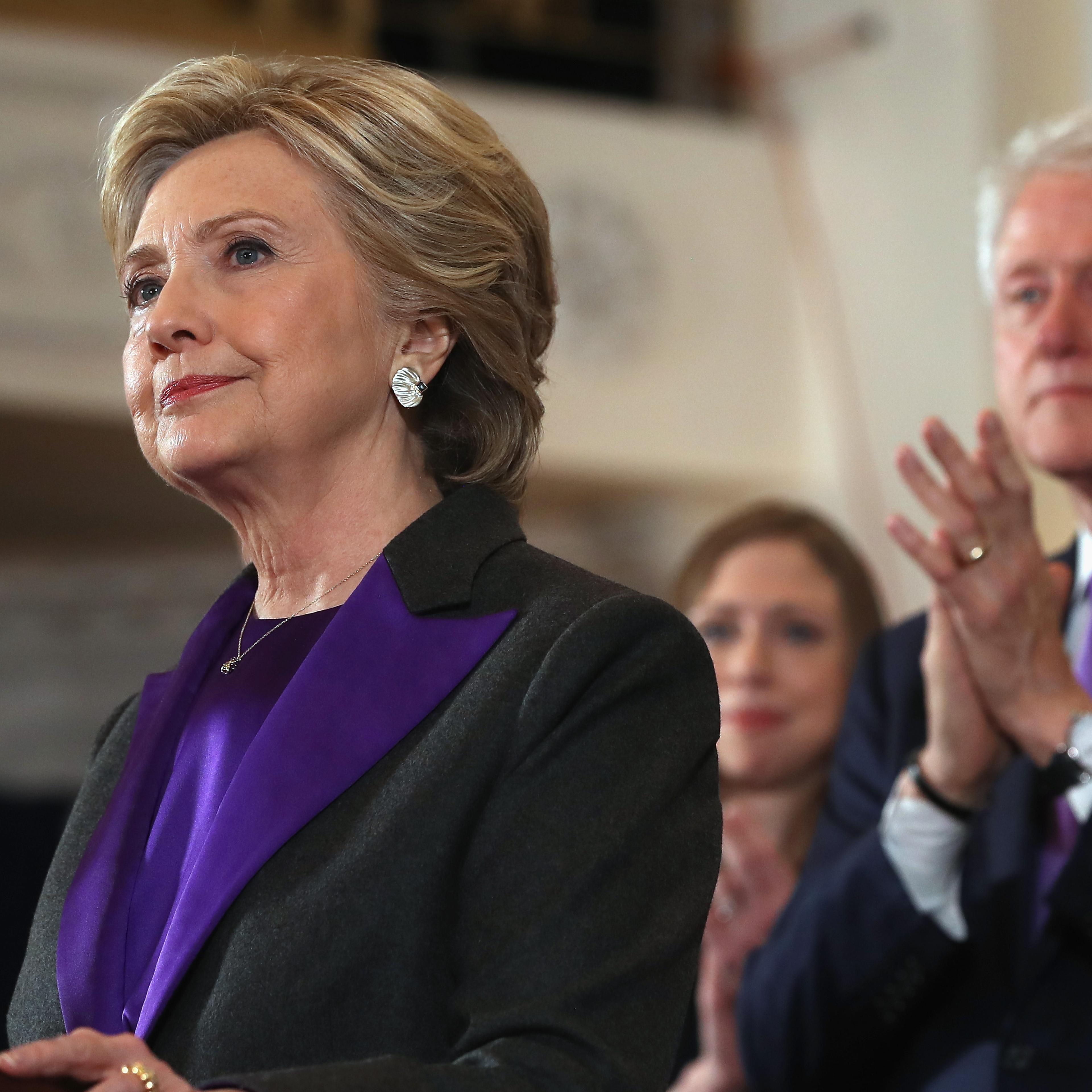 Hillary Clinton Makes A Statement After Loss In Presidential Election