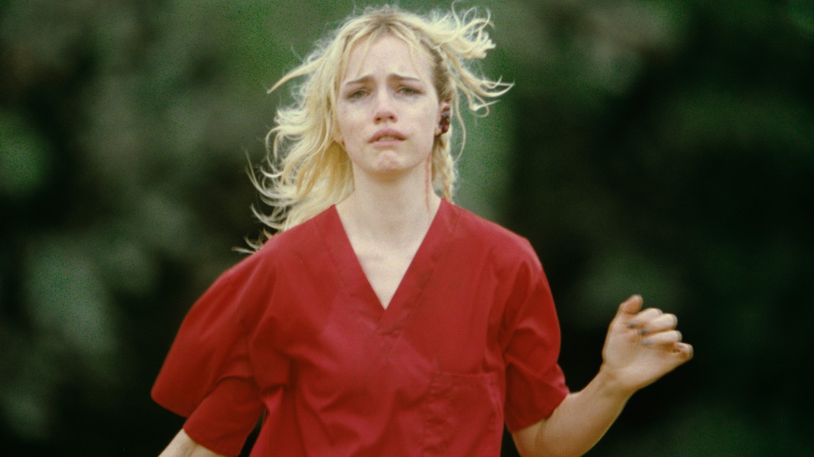 Willa Fitzgerald as the Lady in 'Strange Darling.'