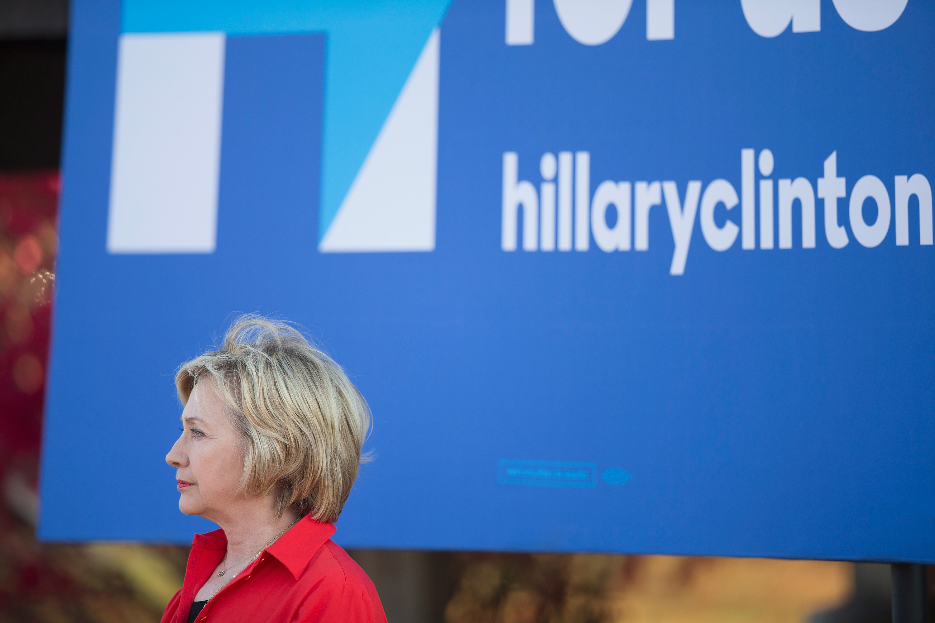 Hillary Clinton on Nov. 3, 2015 in Coralville, Iowa.