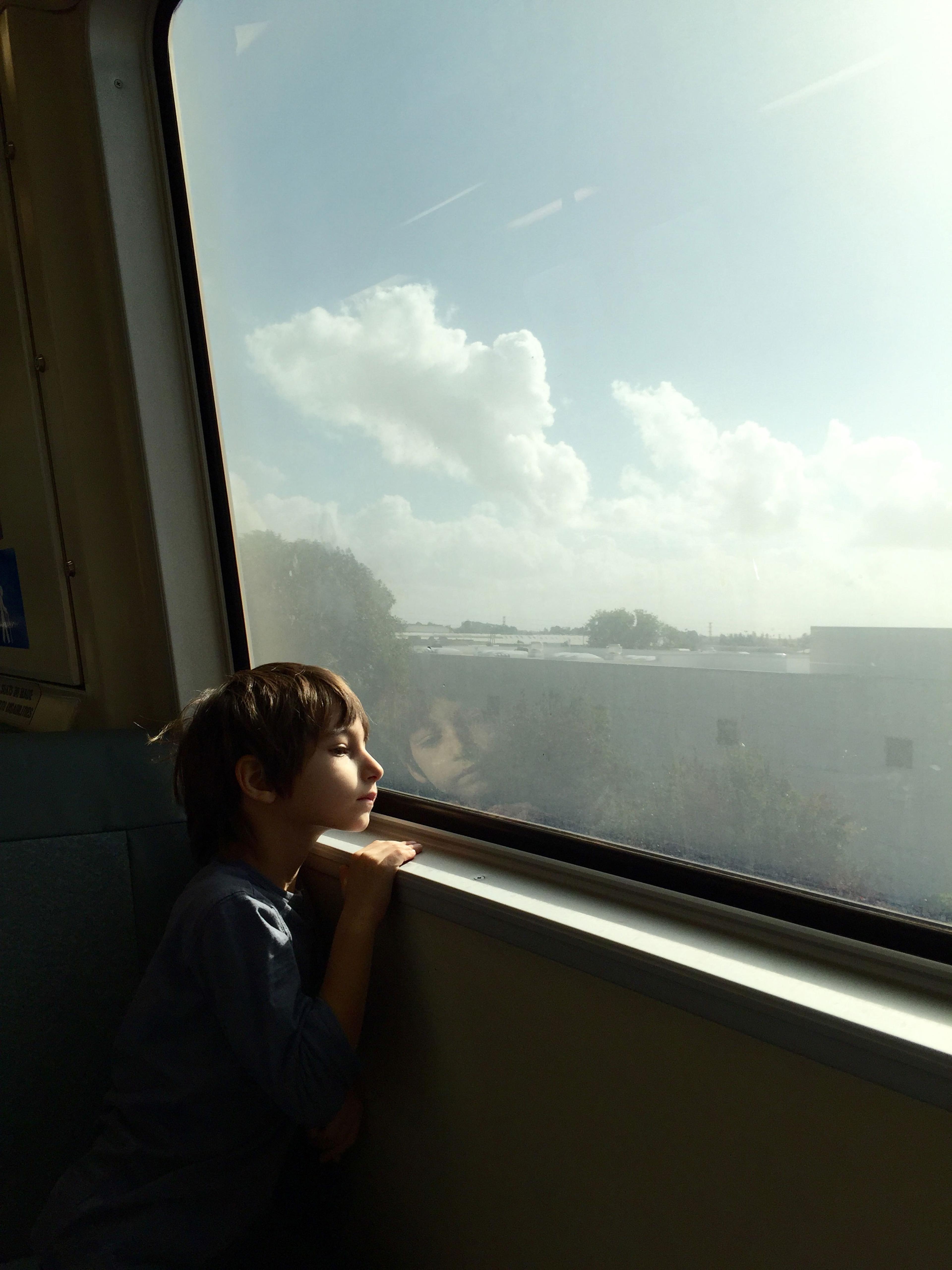 BART Train Toward San Francisco