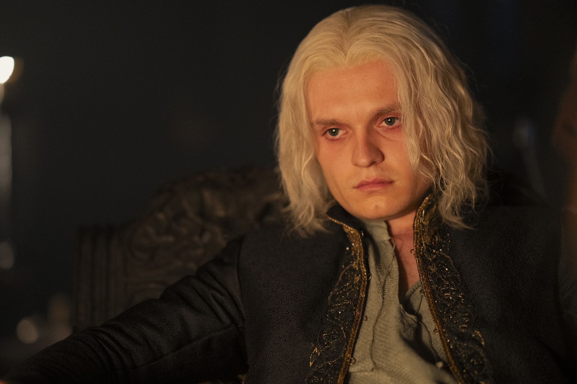 Tom Glynn-Carney as King Aegon II in House of the Dragon
