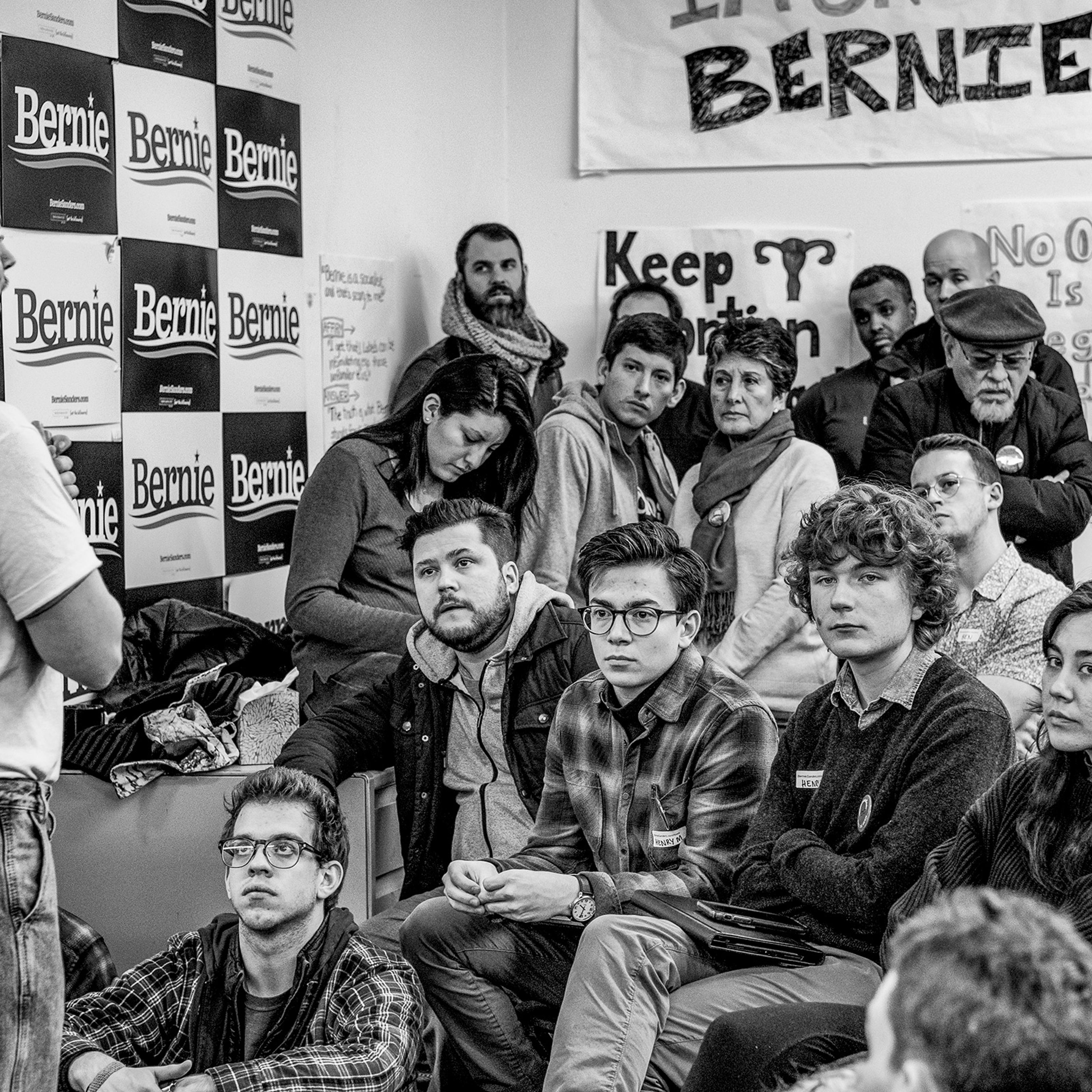 Des Moines Canvass Launch with Rep. Ilhan OmarBernie 2020 Des Moines Field Office423 SW 8th St, Ste 423, Des Moines, IA 50309Bernie supporters and canvassers getting a tutorial on how to canvass.
